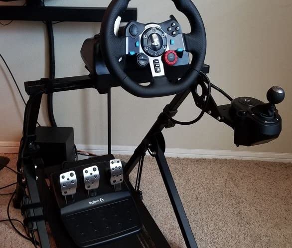 Logitech G29 Driving Force Racing Wheel and Floor Pedals, Real Force Feedback, Stainless Steel Paddle Shifters, Leather Steering Wheel Cover for PS5, PS4, PC, Mac - Black - Customer Photo 2