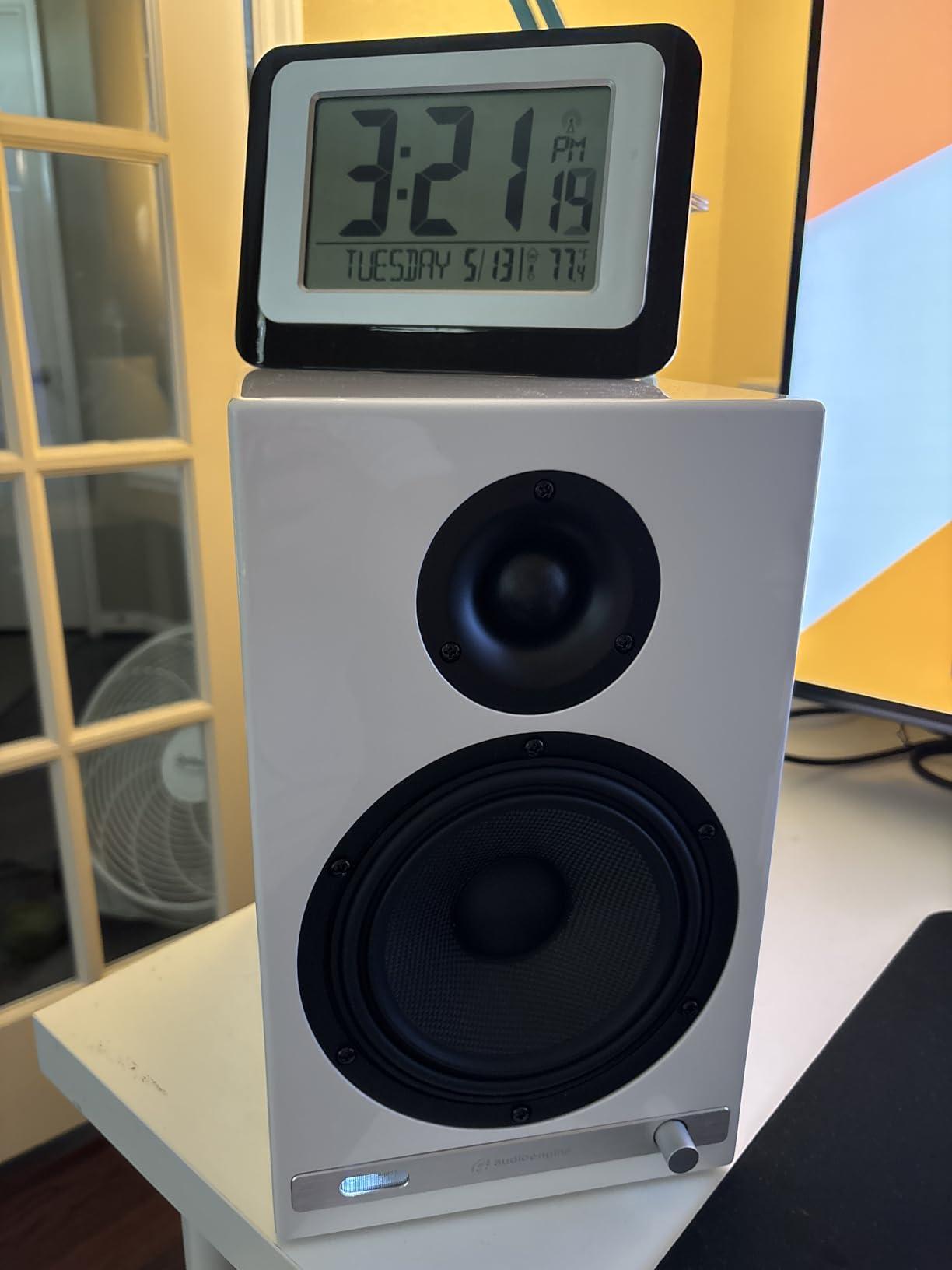 Audioengine HD6 Premium 24 Bit Bookshelf Speakers - Wireless 150W Bluetooth - Powerful Home Music System - Home Theater Systems, Studio Monitors - Customer Photo 2