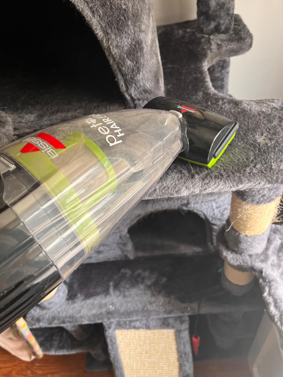 Bissell Pet Hair Eraser Cordless Hand Vacuum, Home, Auto, and Pet Vacuum, Crevice Tool, Upholstery Tool, and Motorized Brush Included, 1782 - Customer Photo 2