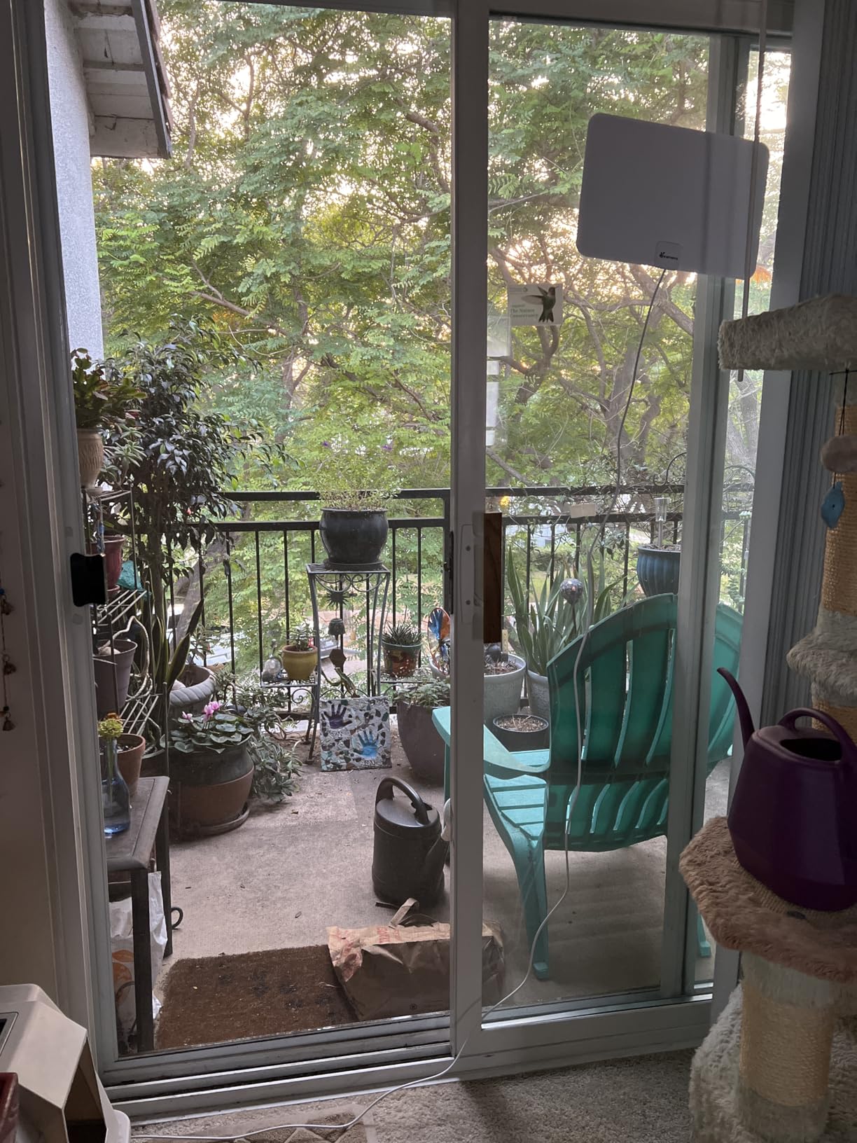 TV Antenna Indoor, Digital Amplified Indoor HDTV Antenna, 1080p VHF UHF Television Local Channels Detachable Signal Amplifier and 16.5ft Long Coax Cable - Customer Photo 2