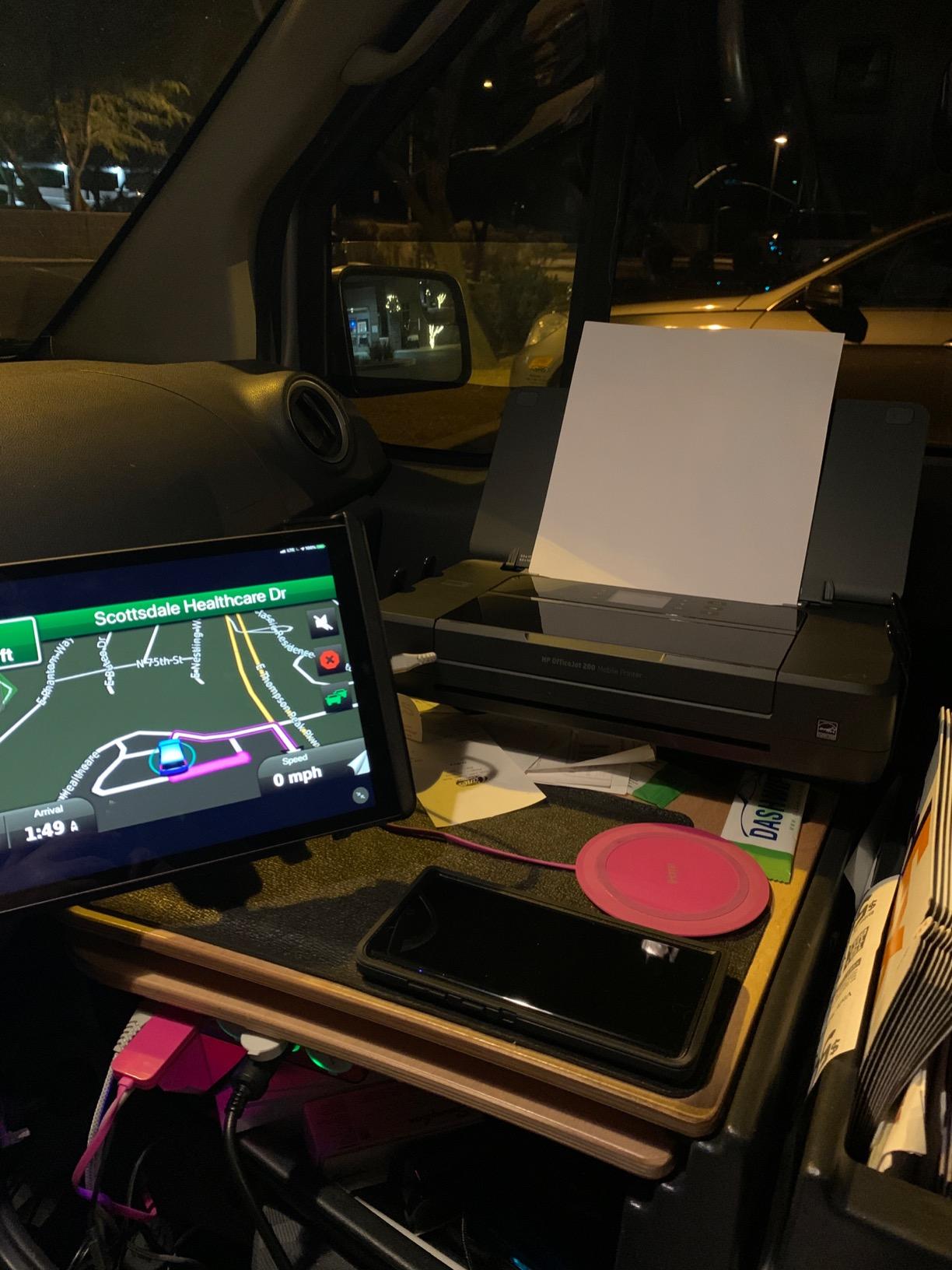 HP OfficeJet 200 Wireless Mobile Printer - Black, Battery included (CZ993A) - Customer Photo 2