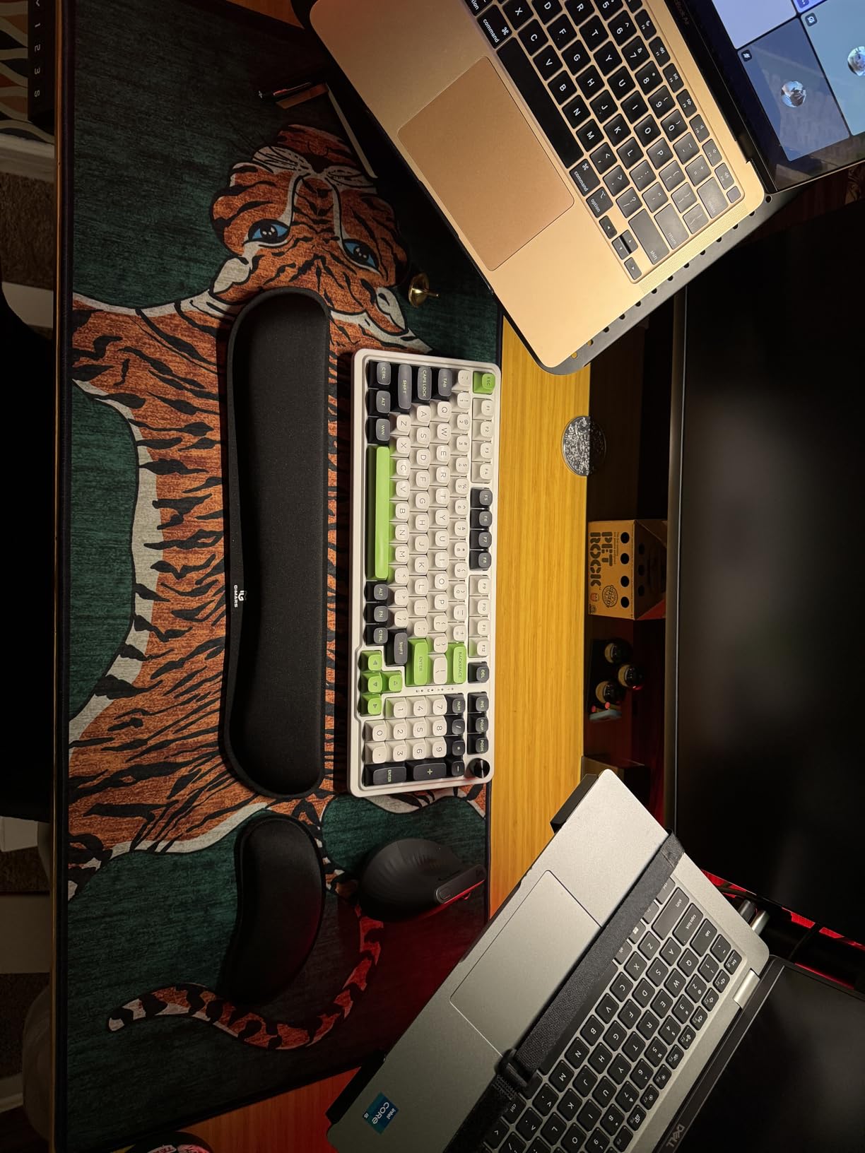 Gimars Upgrade Enlarge Silky and Superfine Fabric Gel Memory Foam Keyboard Wrist Rest Set, Ergonomic Keyboard Mouse Wrist Support for Typing Pain Relief, Comfort for Office, Gaming, Computer, Black Customer Review Gimars Upgrade Enlarge Silky and Superfine Fabric Gel Memory Foam Keyboard Wrist Rest Set, Ergonomic Keyboard Mouse Wrist Support for Typing Pain Relief, Comfort for Office, Gaming, Computer, Black - Customer Photo 3