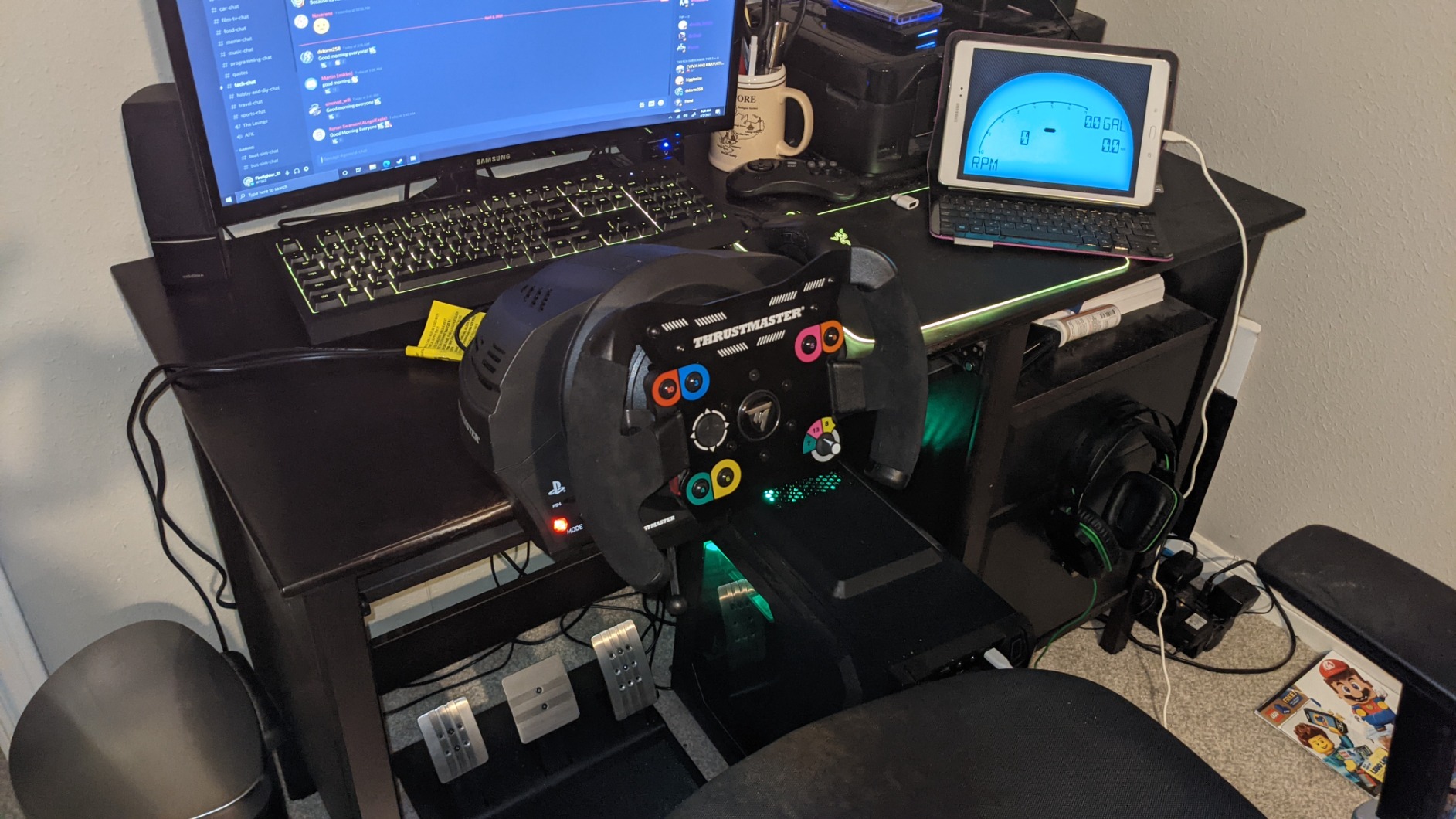 Thrustmaster T300RS Force Feedback GT Racing Wheel (compatible w/ PS5, PS5 Pro, PS4 & PC) - Customer Photo 2