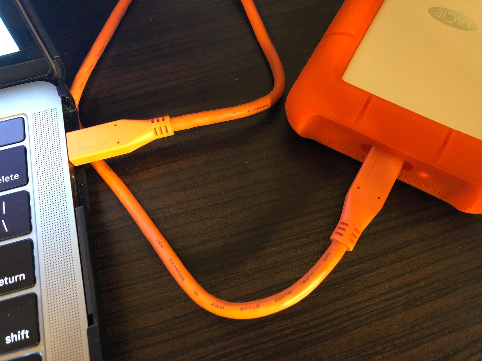 LaCie Rugged USB-C, 4TB, Portable External Hard Drive, Drop, Shock, Dust, Rain Resistant, for Mac & PC (STFR4000800) - Customer Photo 3