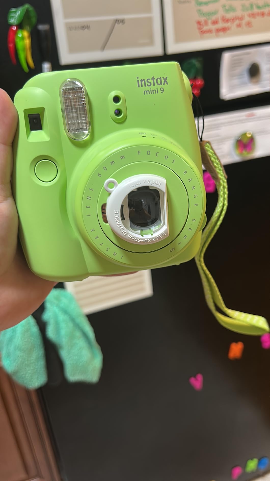 Fujifilm Instax Mini 9 Instant Camera, Lime Green Customer Review Fujifilm Instax Mini 9 Instant Camera, Lime Green - Customer Photo 1