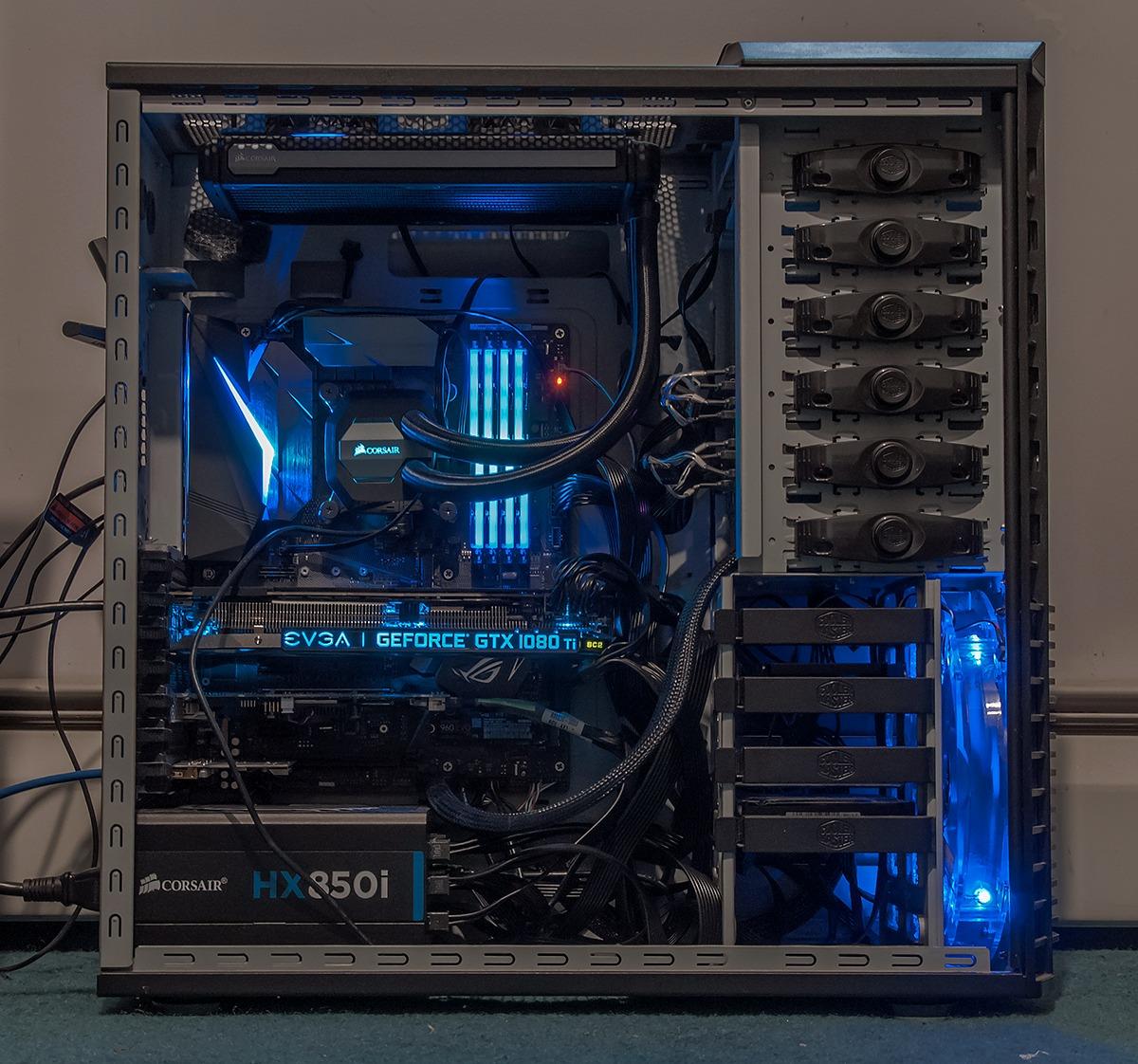 EVGA GeForce GTX 1080 Ti SC2 Gaming, 11GB GDDR5X, iCX Technology - 9 Thermal Sensors & RGB LED G/P/M, Asynch Fan, Optimized Airflow Design Graphics Card 11G-P4-6593-KR Customer Review EVGA GeForce GTX 1080 Ti SC2 Gaming, 11GB GDDR5X, iCX Technology - 9 Thermal Sensors & RGB LED G/P/M, Asynch Fan, Optimized Airflow Design Graphics Card 11G-P4-6593-KR - Customer Photo 1