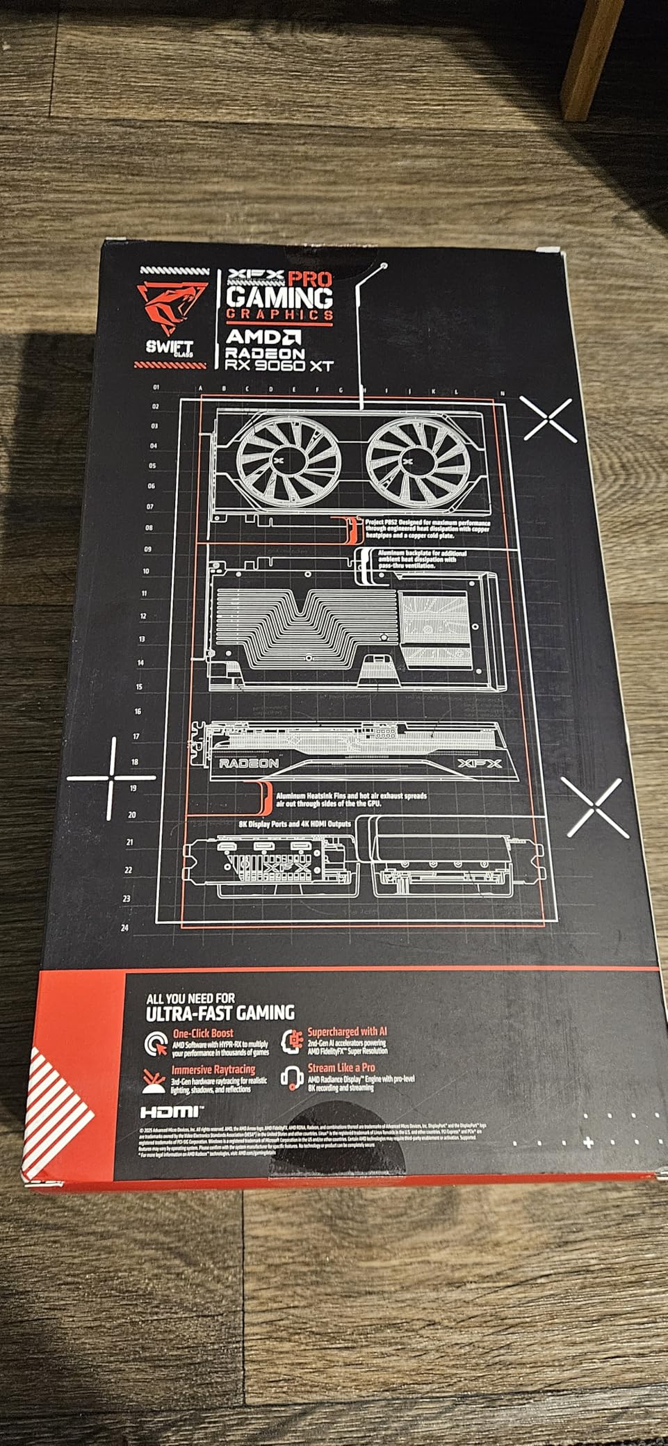 XFX Radeon RX 580 GTS XXX Edition 1386MHz OC+, 8GB GDDR5, VR Ready, Dual BIOS, 3xDP HDMI DVI, AMD Graphics Card (RX-580P8DFD6) - Customer Photo 2