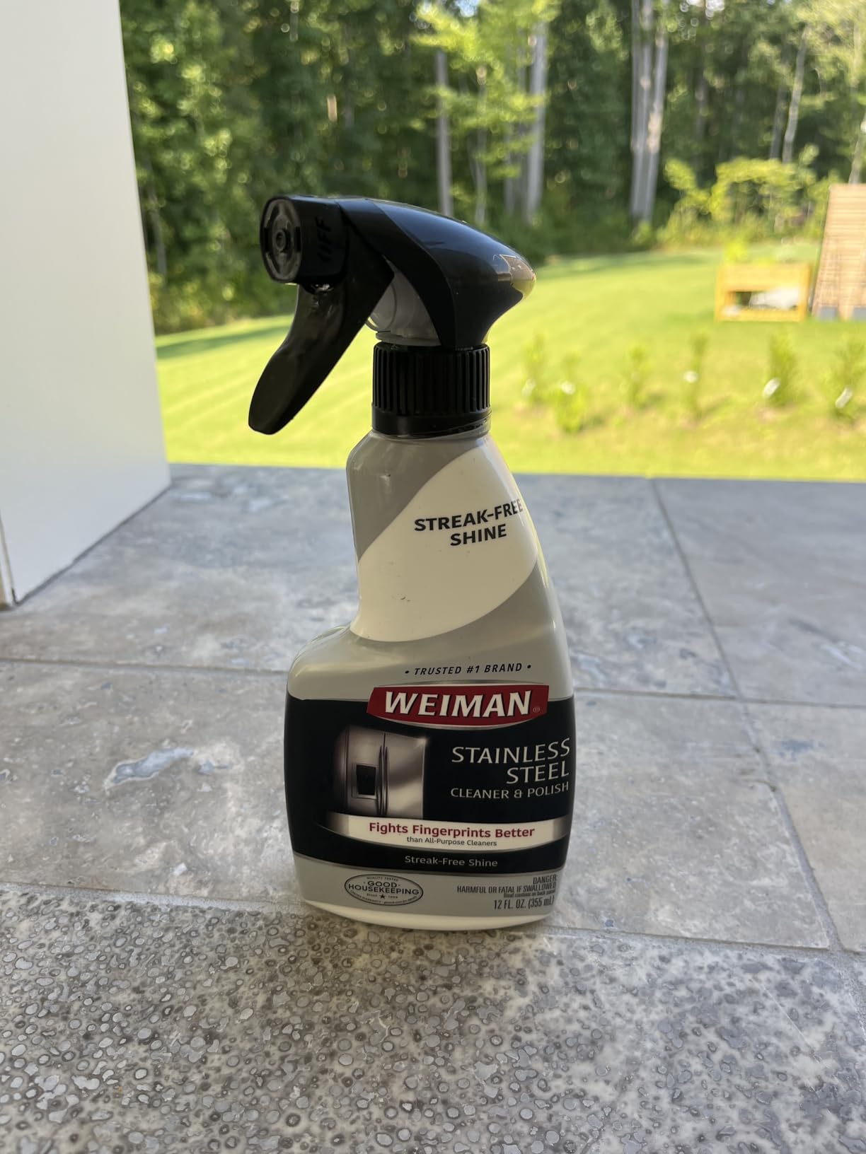 Weiman Stainless Steel Cleaner and Polish - Microfiber Cloth - Protects Appliances from Fingerprints and Leaves a Streak-Free Shine for Refrigerator | Dishwasher | Oven | Grill - Customer Photo 2
