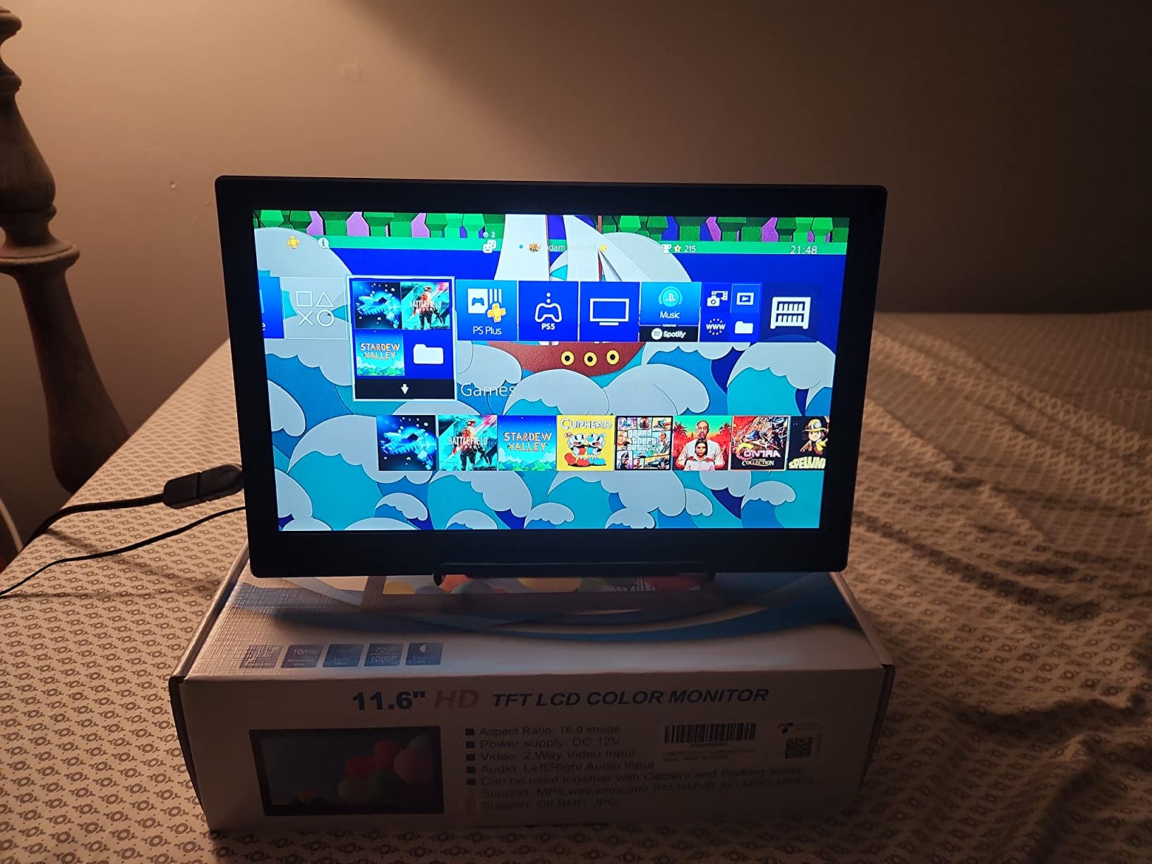 10 inch Portable HDMI Monitor Mini VGA Monitor Screen for PC/Camera/TV/Raspberry PI/Gaming; 1024x600 Pixel Support 1920x1080P Resolution; with Dual Speakers and USB Port Customer Review 10 inch Portable HDMI Monitor Mini VGA Monitor Screen for PC/Camera/TV/Raspberry PI/Gaming; 1024x600 Pixel Support 1920x1080P Resolution; with Dual Speakers and USB Port - Customer Photo 2