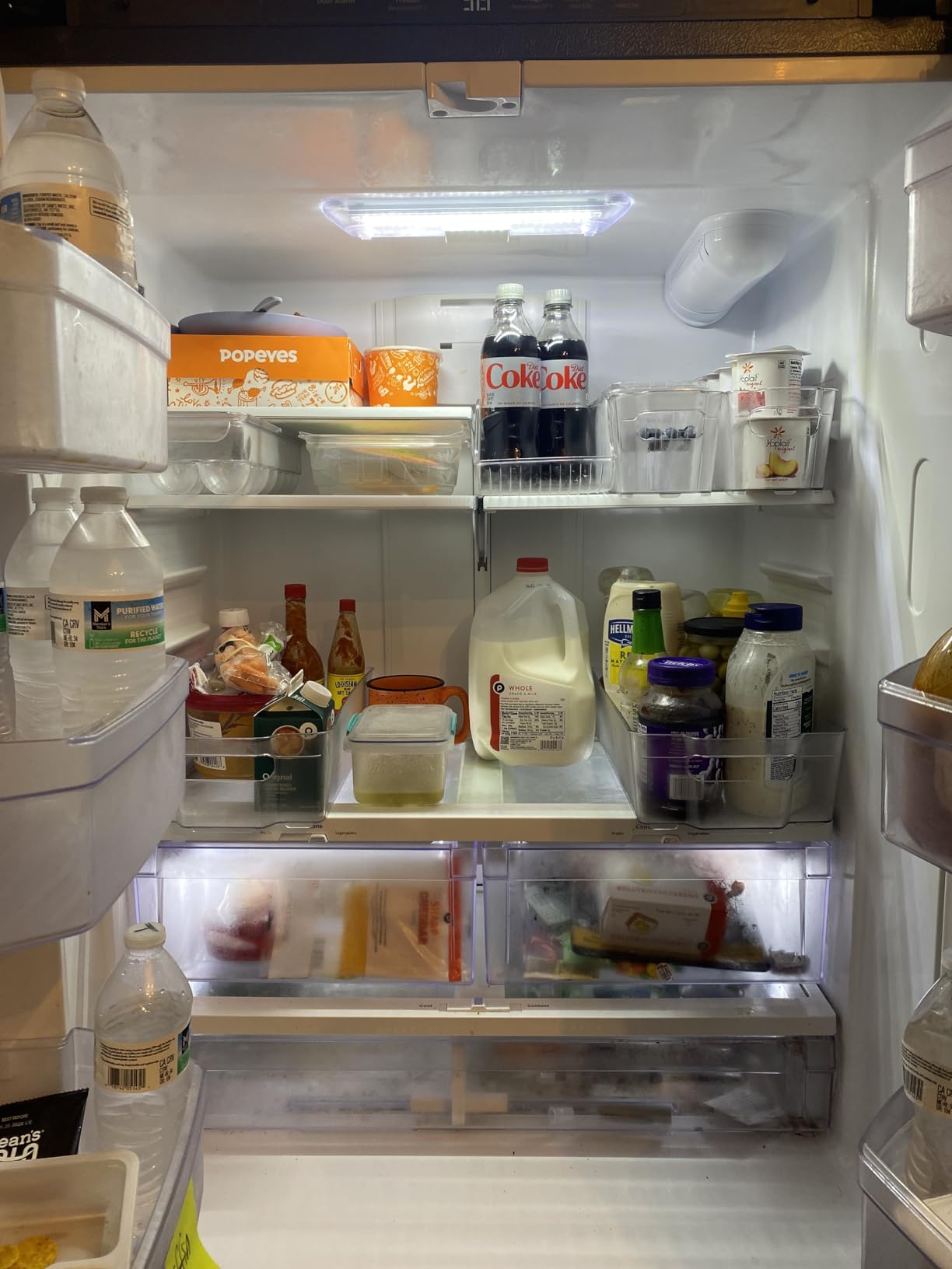 Sorbus Refrigerator Organizers and Storage Bins Set of 6 – Includes 2 Wide Bins, 2 Narrow Bins, Soda Can Organizer (12 Cans), and 14 Egg Holder – Clear Bins for Fridge Organization, Pantry, Freezer - Customer Photo 2