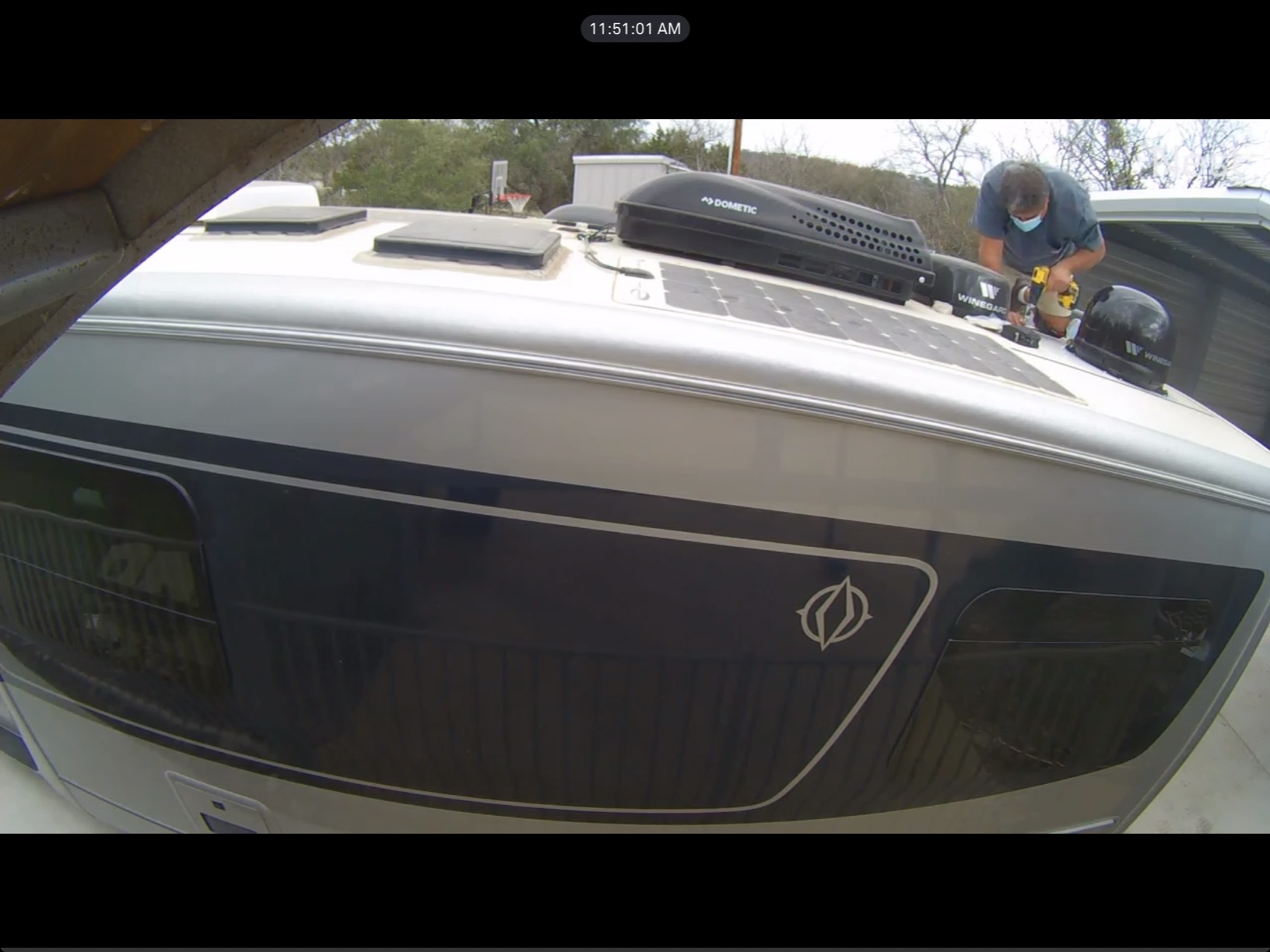 Winegard PL-8000 White Dish Playmaker HD Satellite Antenna Dual Receiver Capability, Optional RV Roof Mount - Customer Photo 1