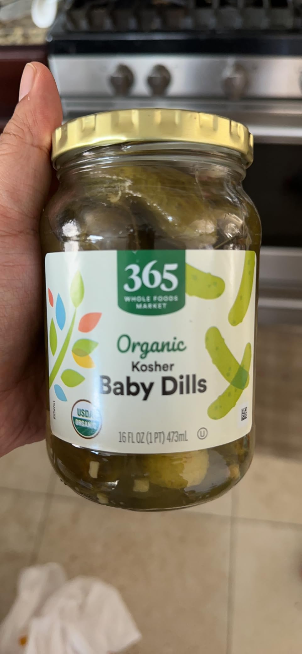 365 by Whole Foods Market, Organic Baby Dill Pickles, 16 Fl Oz - Customer Photo 1