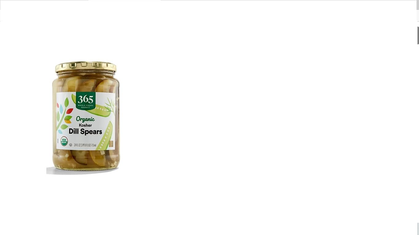 365 by Whole Foods Market, Organic Kosher Dill Pickle Spears, 24 Fl Oz - Customer Photo 1