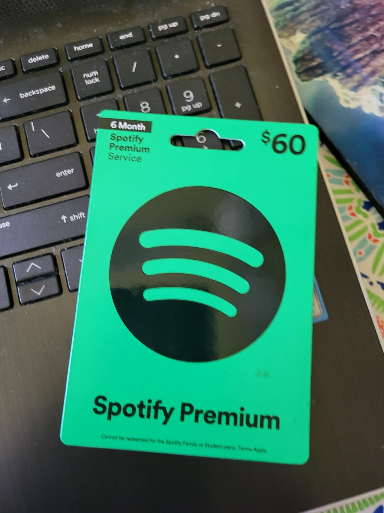 Spotify Gift Card - Customer Photo 2