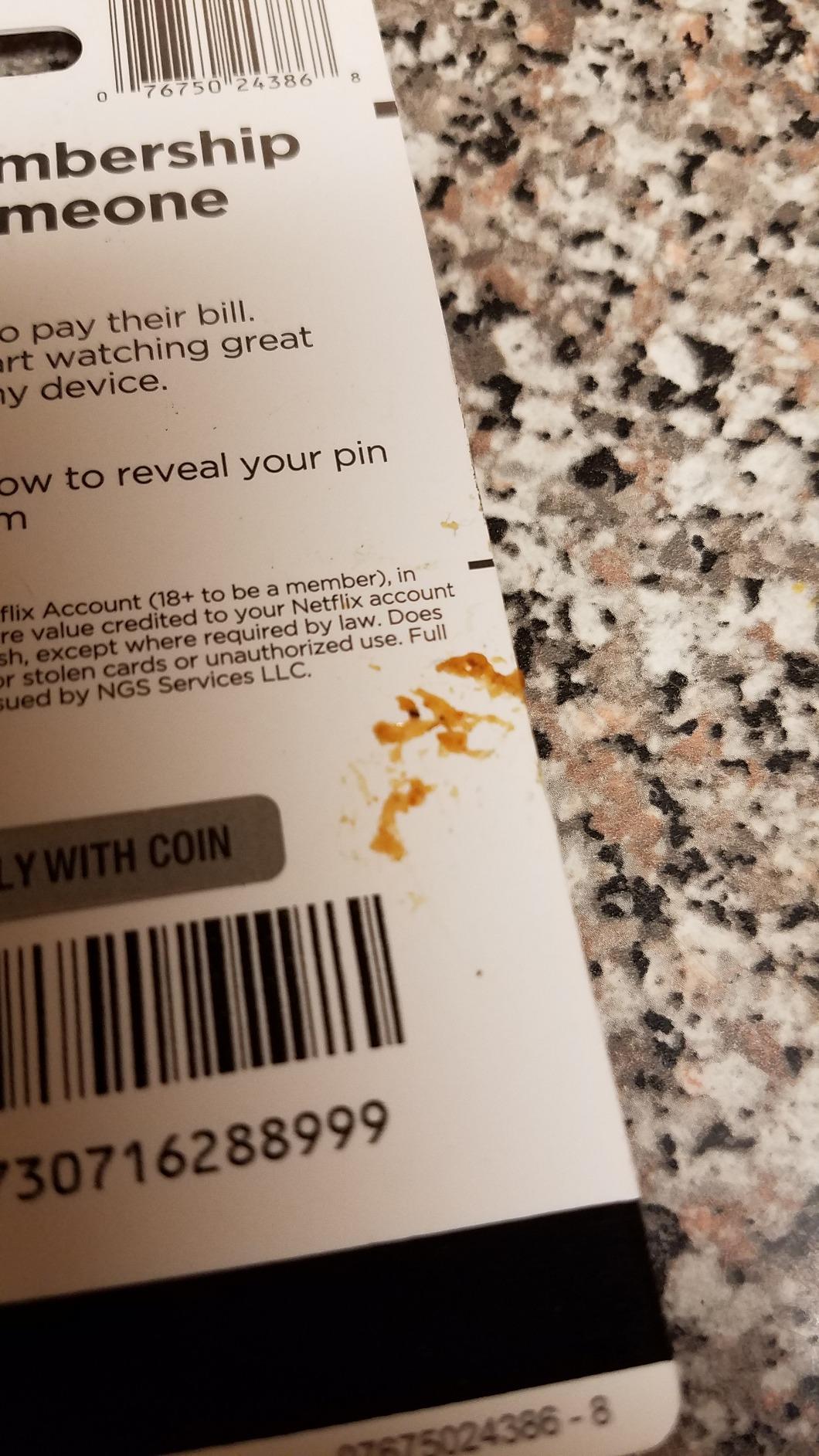 Netflix Gift Card - Customer Photo 1