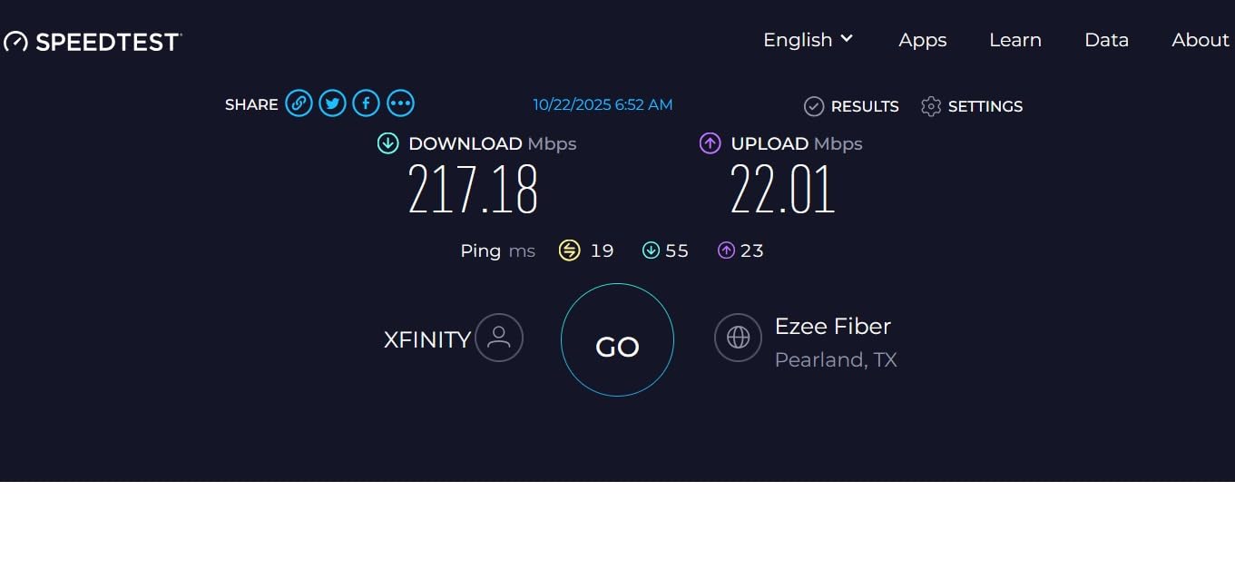 NETGEAR Powerline Adapter Kit, 2000 Mbps Wall-Plug, 2 Gigabit Ethernet Ports with Passthrough + Extra Outlet (PLP2000-100PAS) - Customer Photo 1
