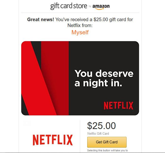 Netflix eGift Card - Customer Photo 4