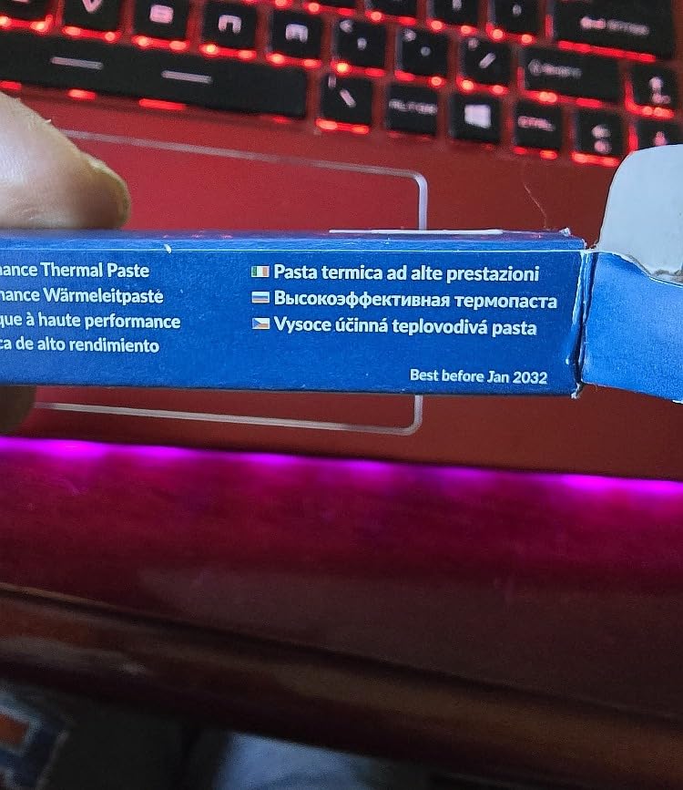 ARCTIC MX-4 (incl. Spatula, 4 g) - Premium Performance Thermal Paste for All Processors (CPU, GPU - PC), Very high Thermal Conductivity, Long Durability, Safe Application Customer Review ARCTIC MX-4 (incl. Spatula, 4 g) - Premium Performance Thermal Paste for All Processors (CPU, GPU - PC), Very high Thermal Conductivity, Long Durability, Safe Application - Customer Photo 2