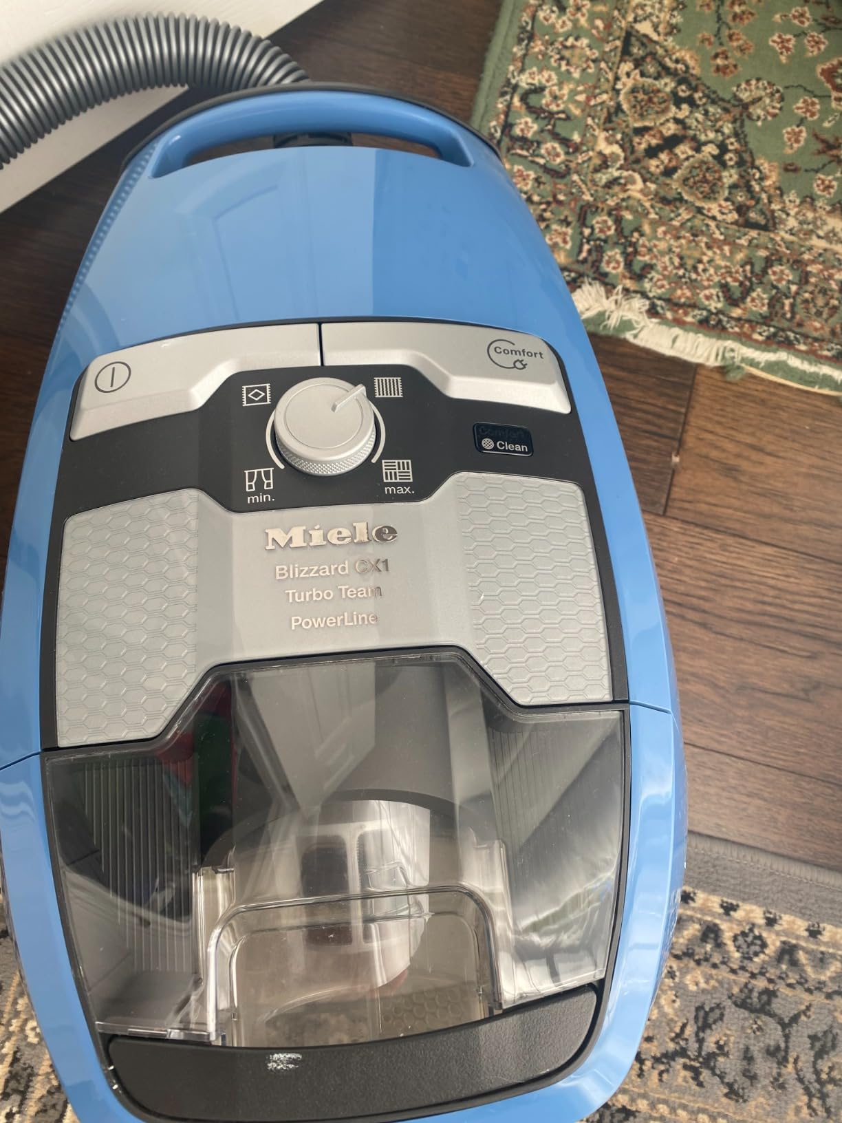 Miele Blizzard CX1 Turbo Team Bagless Canister Vacuum Cleaner, Tech Blue customer photo 1