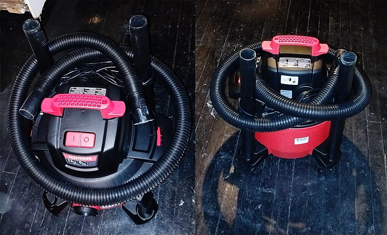 CRAFTSMAN CMXEVBE17590 9 Gallon 4.25 Peak HP Wet/Dry Shop Vac, Portable Shop Vacuum Wet and Dry with Filter, Dust Bag, Hose and Attachments for Home, Garage and Automotive Cleaning - Customer Photo 1