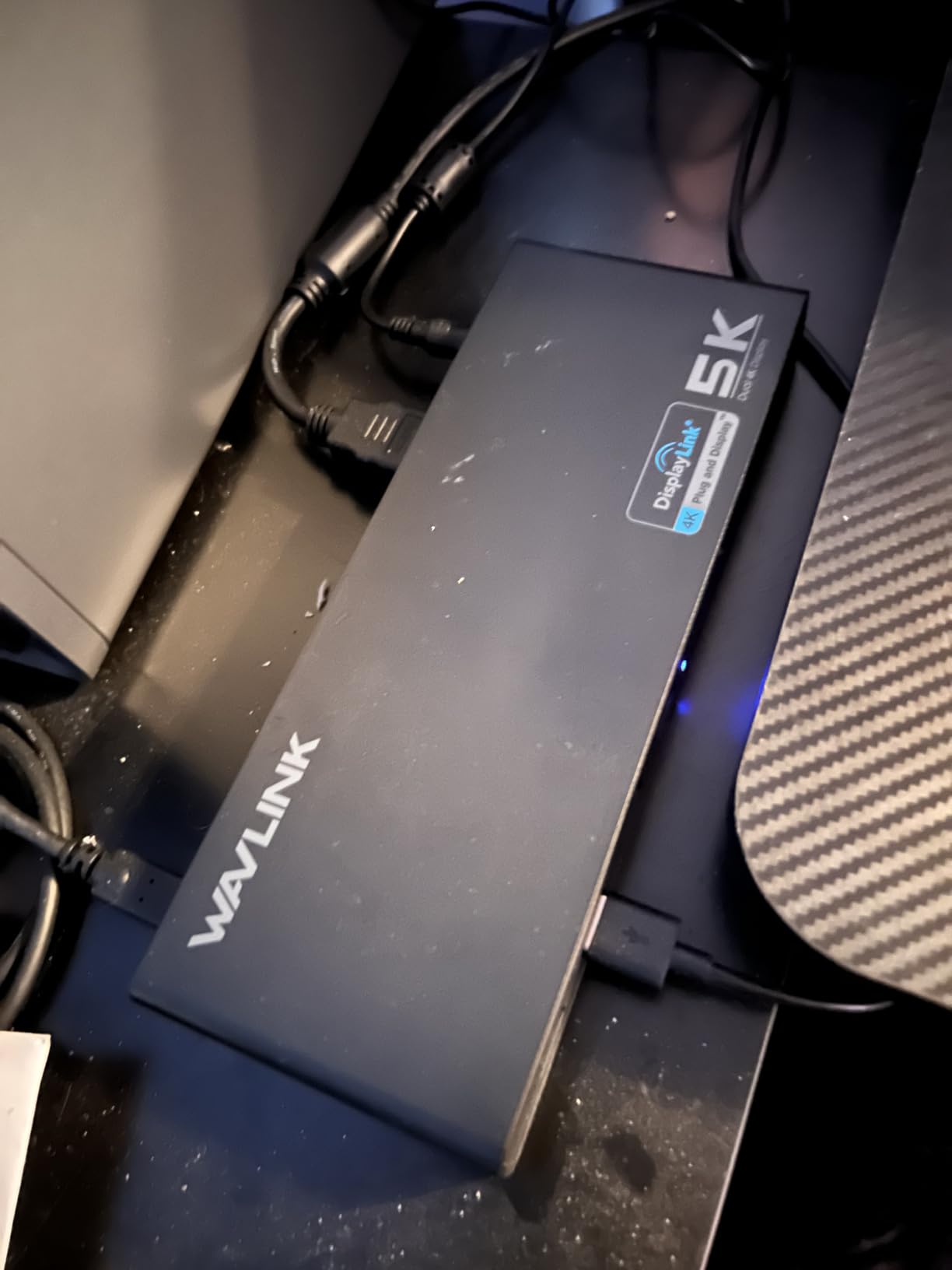 WAVLINK Pro Dual 4K@60Hz Universal Docking Station | USB 3.0/USB-C Laptop Dock for Mac & Windows | 2 HDMI/DP Monitors, Gigabit Ethernet, 6 USB 3.0 | Home Office & Multi-Screen Productivity Customer Review WAVLINK Pro Dual 4K@60Hz Universal Docking Station | USB 3.0/USB-C Laptop Dock for Mac & Windows | 2 HDMI/DP Monitors, Gigabit Ethernet, 6 USB 3.0 | Home Office & Multi-Screen Productivity - Customer Photo 1