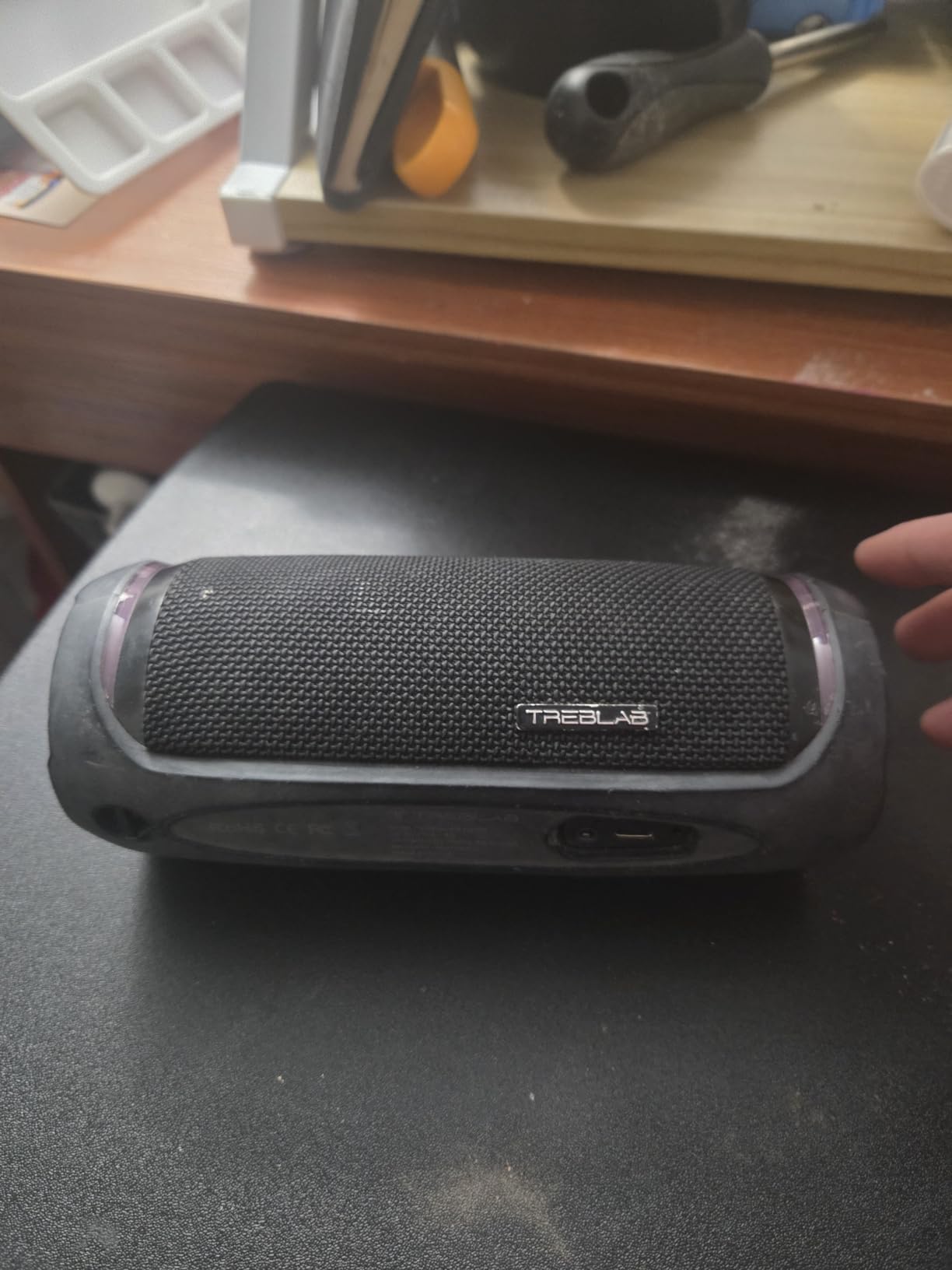 TREBLAB HD77 Bluetooth Speaker - Powerful 360° Sound with Impactful Bass, 30W Portable Wireless Audio, 20H Battery, IPX7 Waterproof, TWS Stereo, Shockproof Design for Outdoor, Beach, Pool, Jobsite - Customer Photo 1