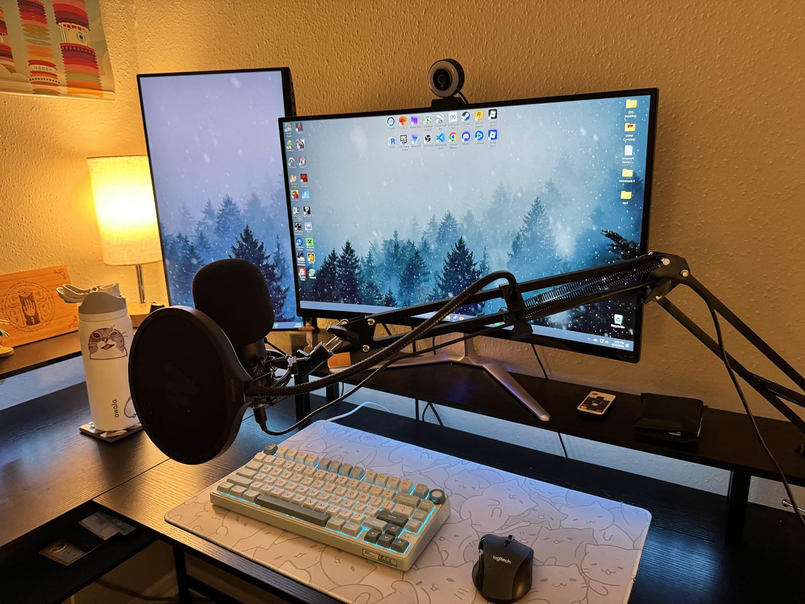 USB Microphone, MAONO 192KHZ/24Bit Plug & Play PC Computer Podcast Condenser Cardioid Metal Mic Kit with Professional Sound Chipset for Recording, Gaming, Singing, YouTube (AU-A04) - Customer Photo 1