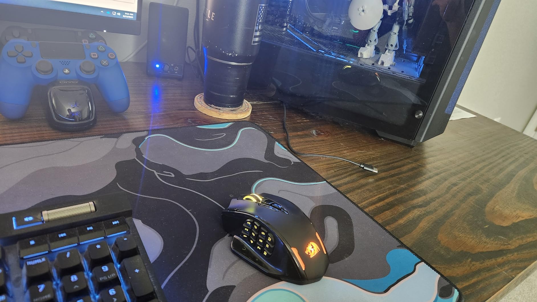 Redragon M908 Impact RGB LED MMO Gaming Mouse with 12 Side Buttons, Optical Wired Ergonomic Mouse with Max 12,400DPI, High Precision, 18 Programmable Macro Shortcuts, Comfort Grip Customer Review Redragon M908 Impact RGB LED MMO Gaming Mouse with 12 Side Buttons, Optical Wired Ergonomic Mouse with Max 12,400DPI, High Precision, 18 Programmable Macro Shortcuts, Comfort Grip - Customer Photo 1