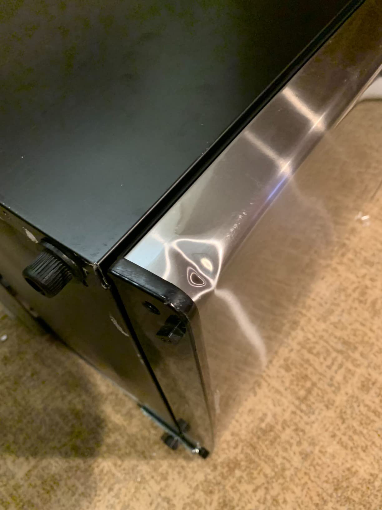 Magic Chef 2.4 cu. ft. Mini Fridge in Stainless Steel Freezerless - Customer Photo 1