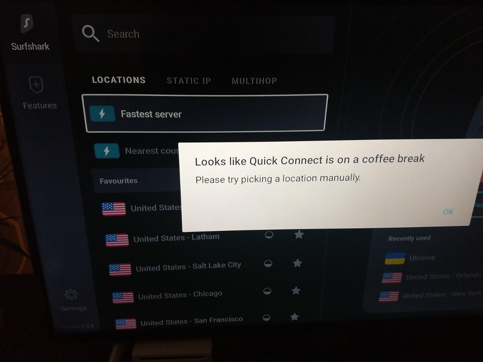 Surfshark VPN - Fast, Secure & Private. Best VPN for FireOS & Fire TV. - Customer Photo 1