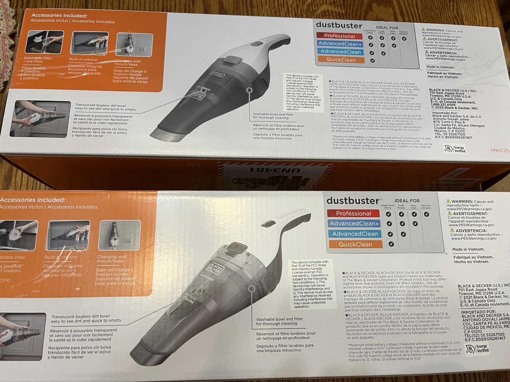 BLACK+DECKER dustbuster QuickClean Cordless Handheld Vacuum, Car Vacuum Portable (HNVC215B10) - Customer Photo 1