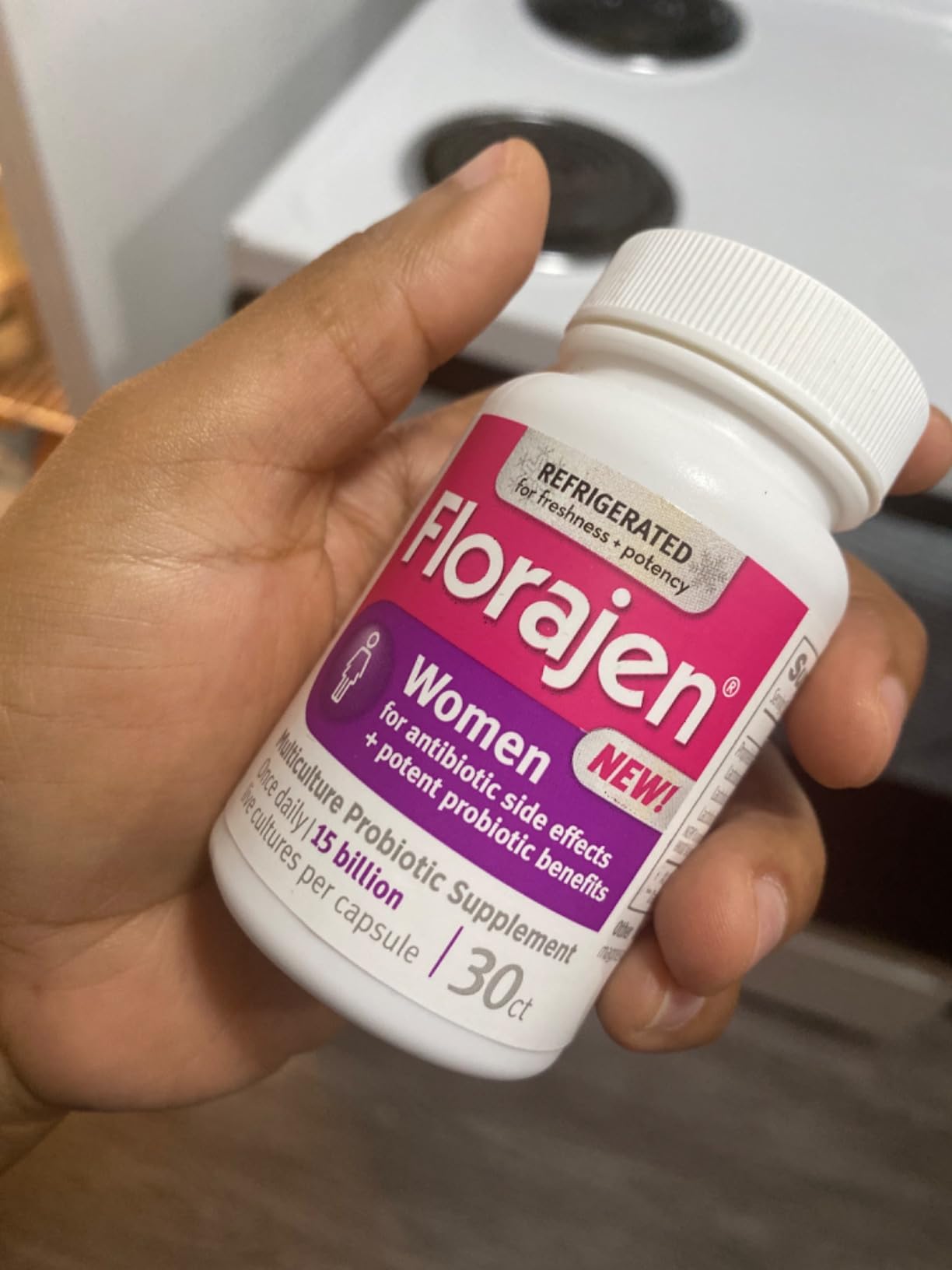 Florajen Women's Vaginal Probiotic - Gut Health, Vaginal pH Balance, & Constipation Relief - Multi-Strain Formula with Lactobacillus - Refrigerated for Potency - 60 Capsules Customer Review Florajen Women's Vaginal Probiotic - Gut Health, Vaginal pH Balance, & Constipation Relief - Multi-Strain Formula with Lactobacillus - Refrigerated for Potency - 60 Capsules - Customer Photo 1