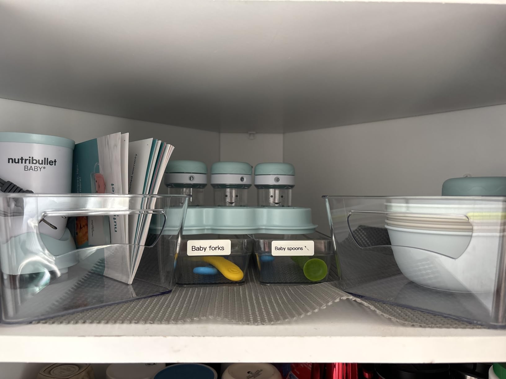 SimpleHouseware Refrigerator Storage Organizer Bins, Assorted Set of 6 - Customer Photo 2