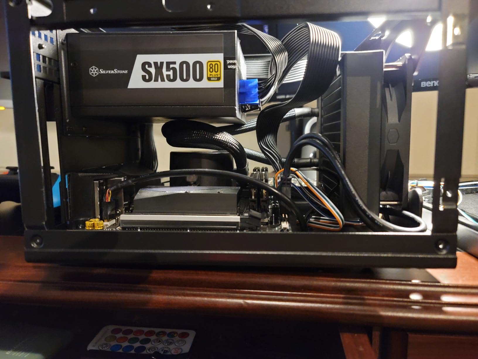 SilverStone Technology Ultra Compact Mini-ITX Computer Case with Mesh Front Panel Black (SST-SG13B-USA) - Customer Photo 1