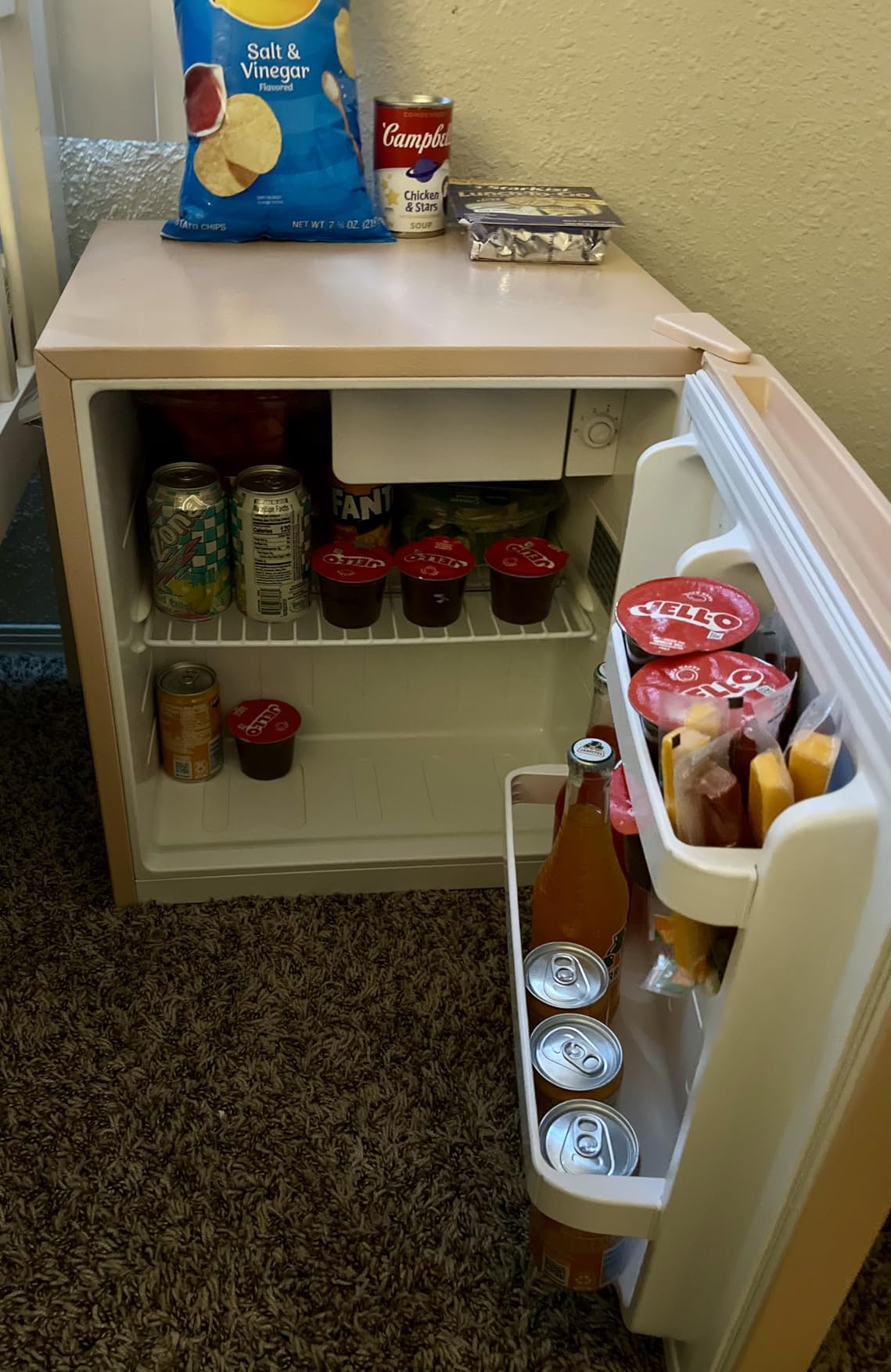 Frigidaire EFR176 Retro Compact Fridge with Chiller Mini Refrigerator with Built-in Bottle Opener for Office, Bedroom, Dorm Room or Cabin, 1.6 cu ft 16