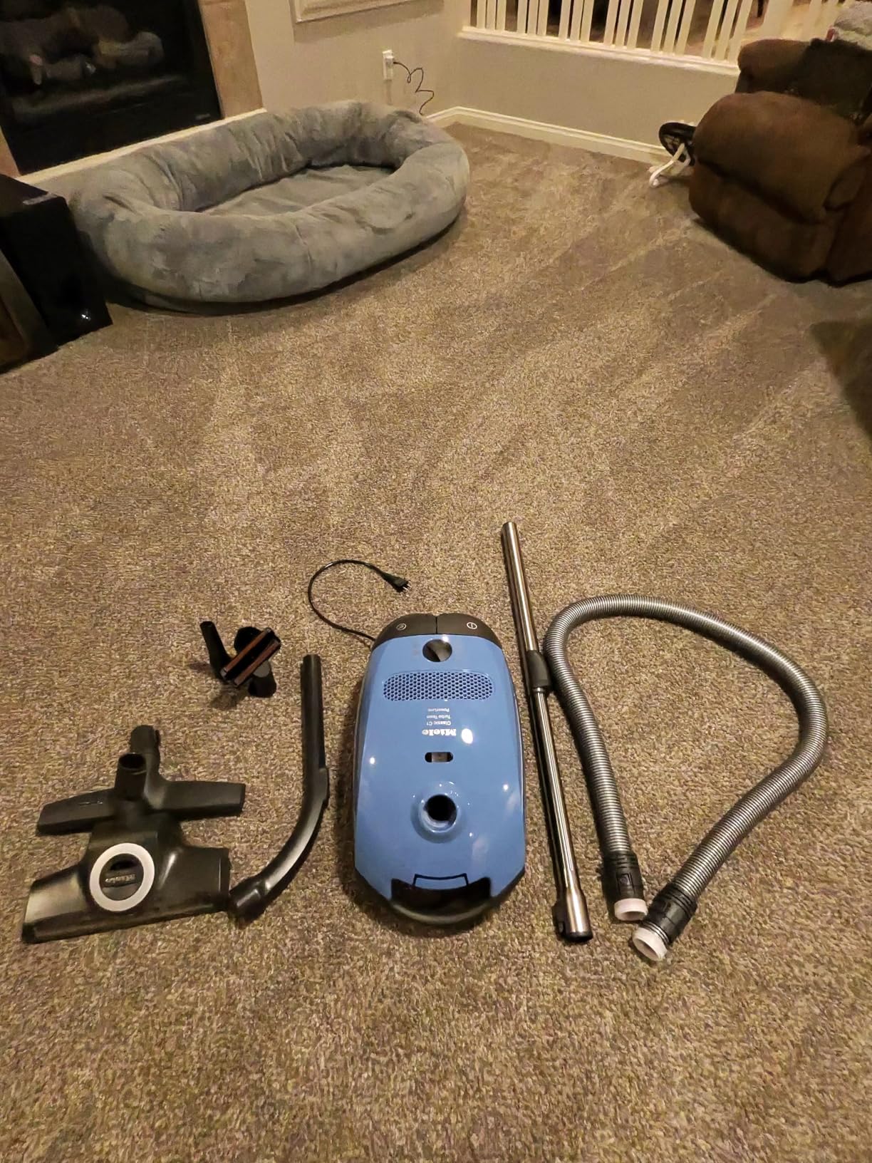 Miele Classic C1 Turbo Team Bagged Canister Vacuum, Tech Blue - Portable, Household - Customer Photo 1