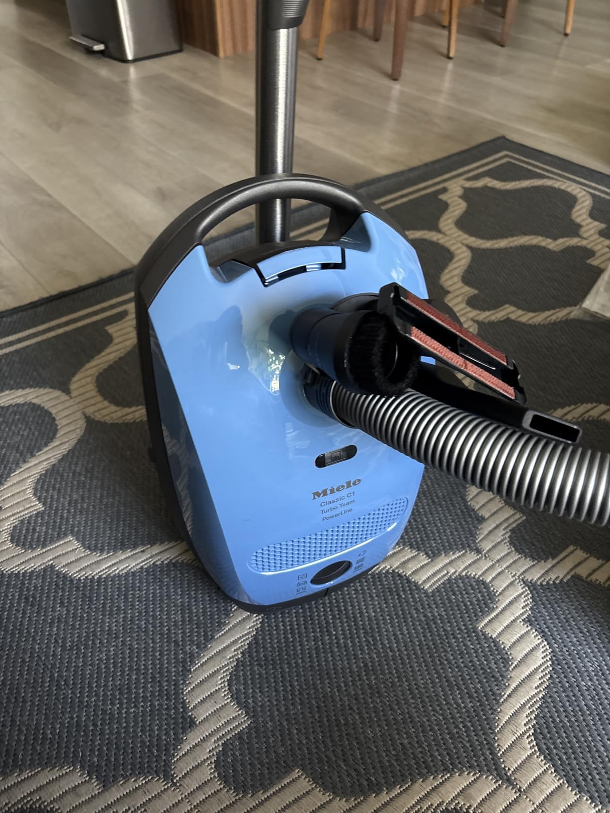 Miele Classic C1 Turbo Team Bagged Canister Vacuum, Tech Blue - Portable, Household - Customer Photo 2