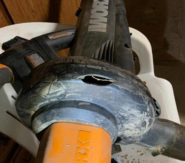 WORX WG512 12 Amp Trivac, 3 in 1 Electric Leaf Blower, Leaf Vacuum & Leaf Mulcher for Lawn Care - Customer Photo 2