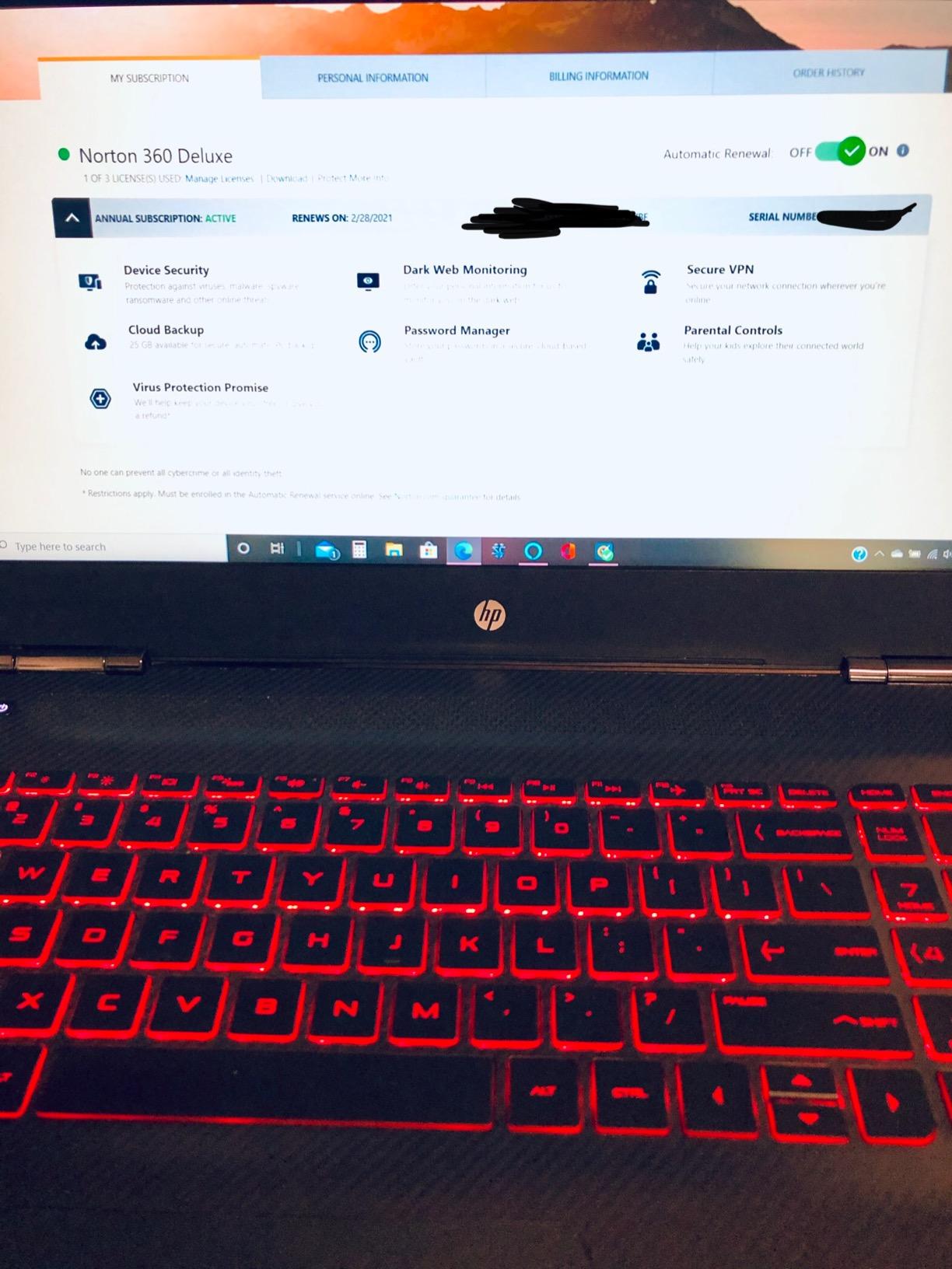 Norton 360 Deluxe 2025, Antivirus software for 3 Devices with Auto-Renewal – Includes Advanced AI Scam Protection, VPN, Dark Web Monitoring & PC Cloud Backup [Download] - Customer Photo 1