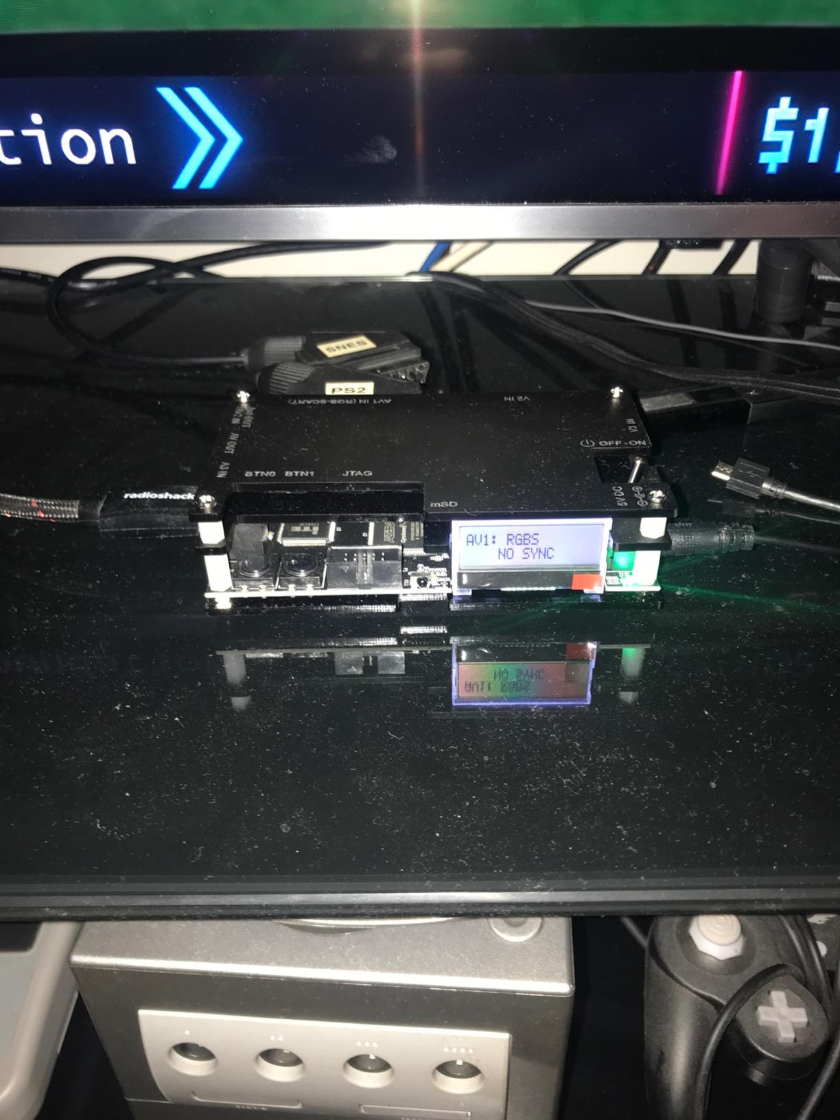 Kaico Edition OSSC 1.8 Open Source Scan Converter with SCART- Component, VGA to HDMI for Retro Gaming- Zero Lag RGB Line Multiplier Upscaler for Perfect Retro Gameplay - Customer Photo 5