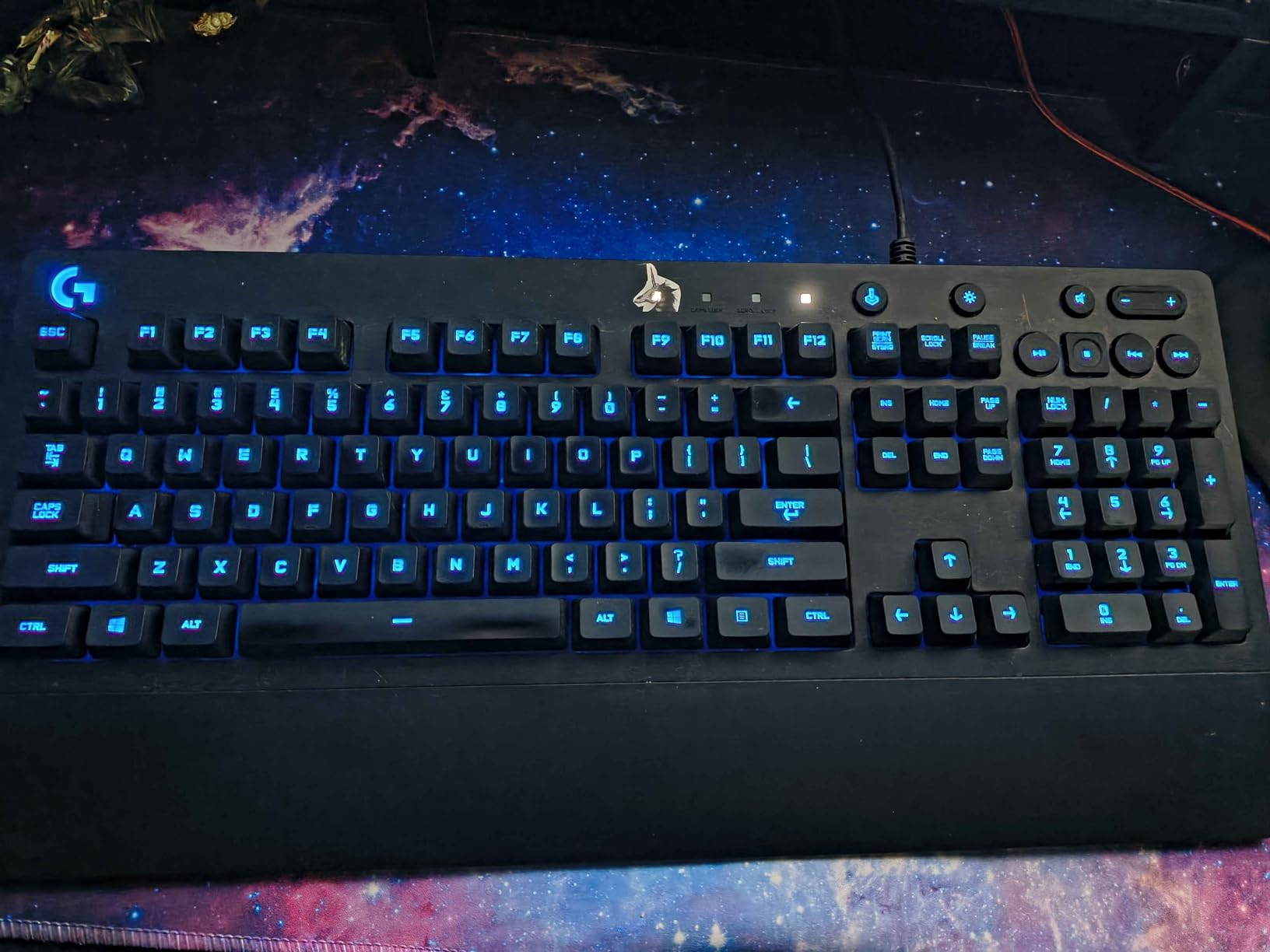Logitech G213 Prodigy Wired Gaming Keyboard, LIGHTSYNC RGB Backlit Keys, Spill-Resistant, Customizable Keys, Dedicated Multi-Media Keys – Black - Customer Photo 1