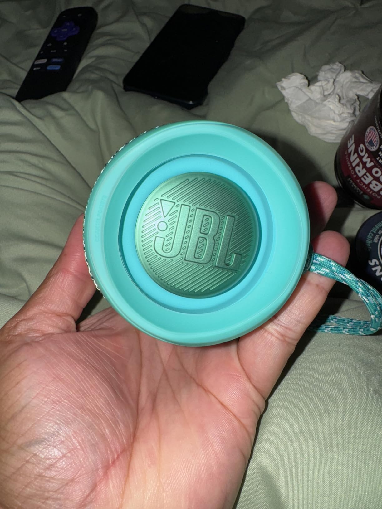 JBL FLIP 5, Waterproof Portable Bluetooth Speaker, Black, Small - Customer Photo 1