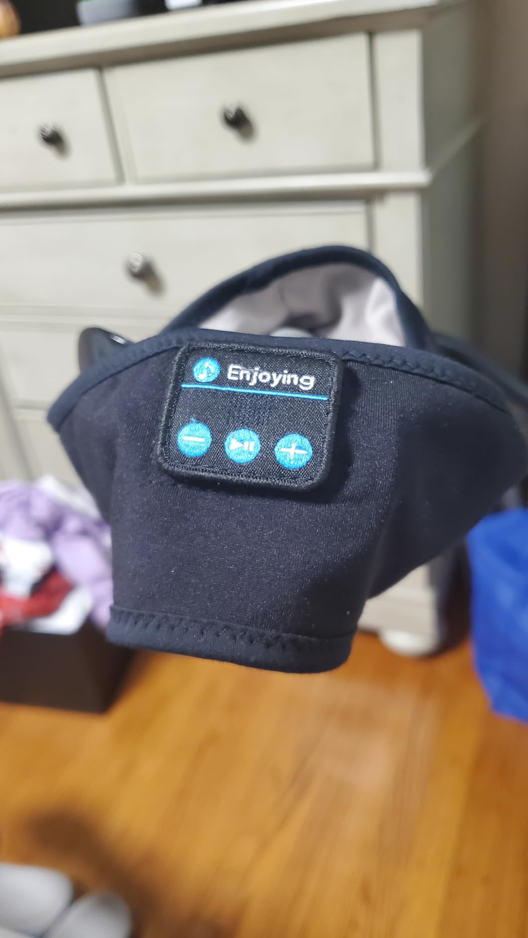 Perytong Sleep Headphones Wireless, Bluetooth Sports Headband Headphones with Ultra-Thin HD Stereo Speakers Perfect for Sleeping,Workout,Jogging,Yoga,Insomnia, Air Travel, Meditation - Customer Photo 1