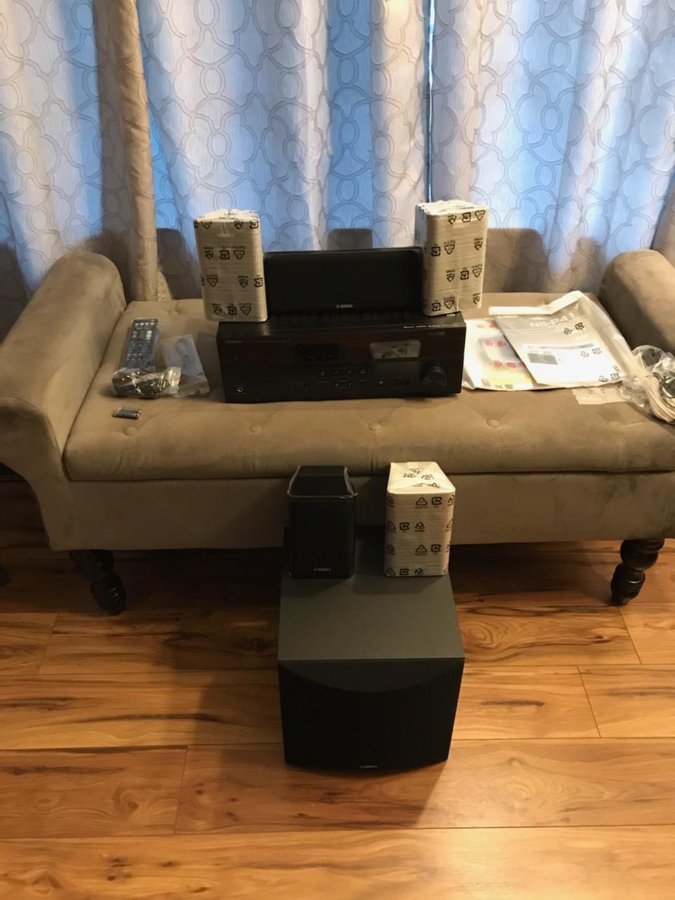 Yamaha Audio YHT-4950U 4K Ultra HD 5.1-Channel Home Theater System with Bluetooth, black - Customer Photo 4