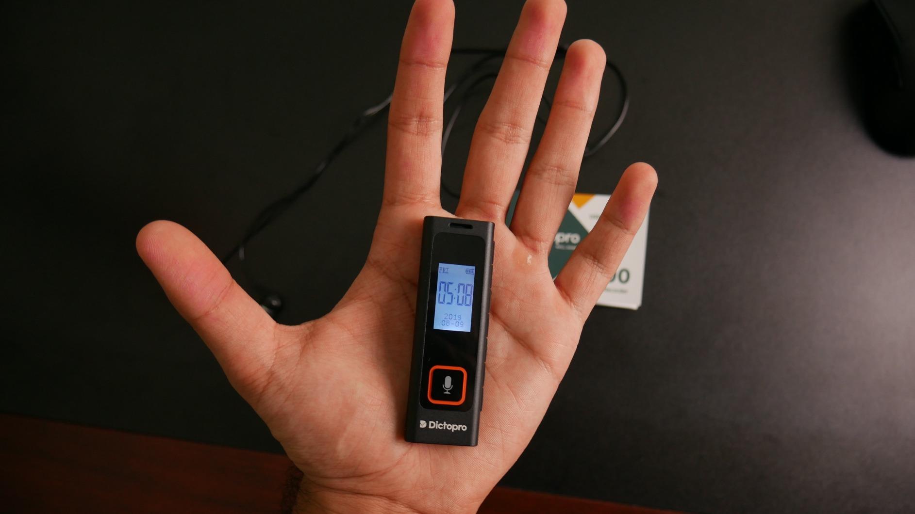 Voice Activated Digital Recorder, 32GB, 582H Battery, Noise Reduction Dictophone, Portable Audio Recording with Sensitive Mics for Lectures, Meetings, Interviews - Clear Sound Quality, Dictopro X200 - Customer Photo 2