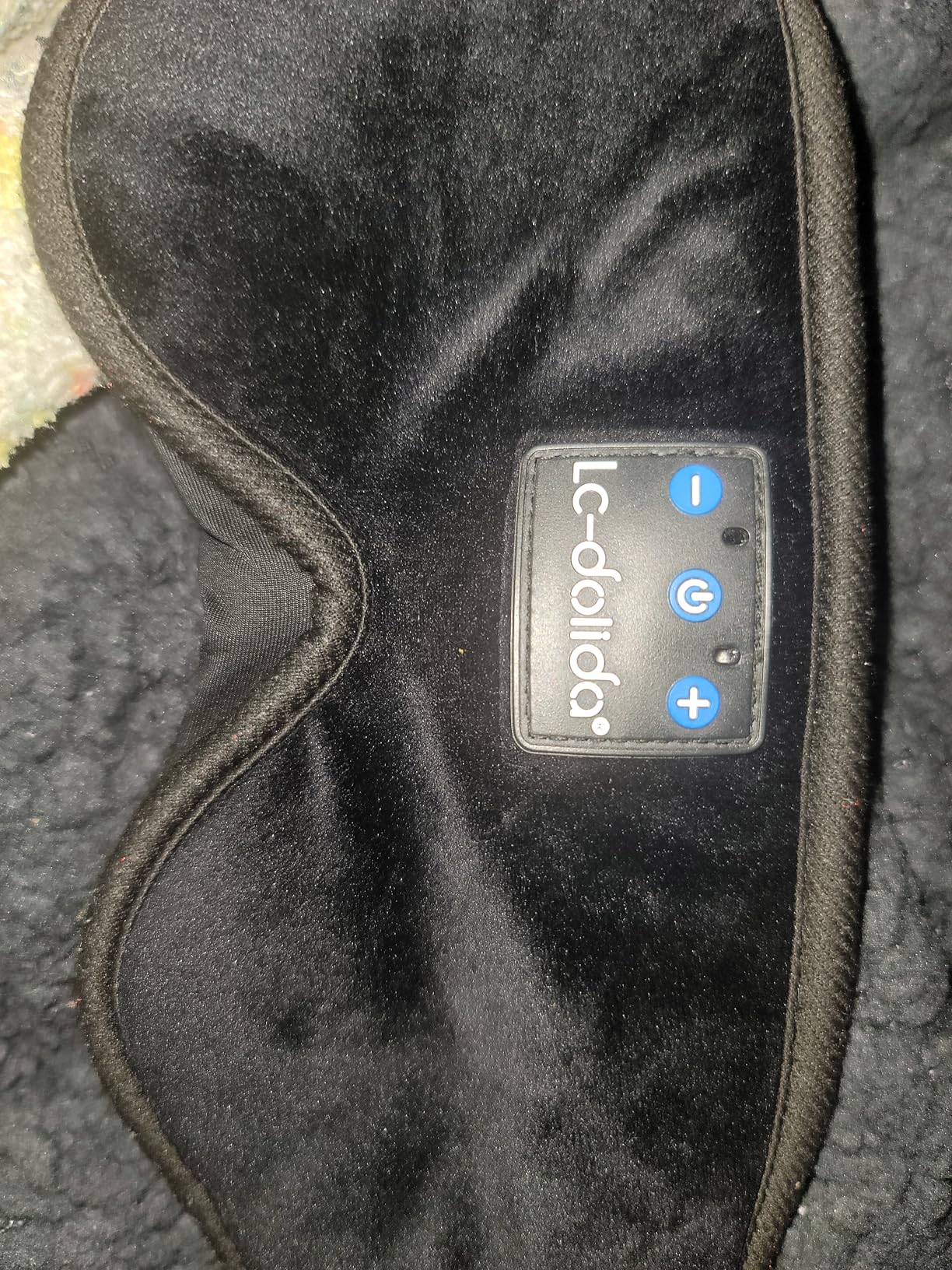 LC-dolida Sleep Headphones, 3D Sleep Mask Bluetooth Wireless Music Eye Mask, Sleeping Headphones for Side Sleepers Sleep Mask with Bluetooth Headphones Ultra-Thin Stereo Speakers Perfect for Sleeping - Customer Photo 5