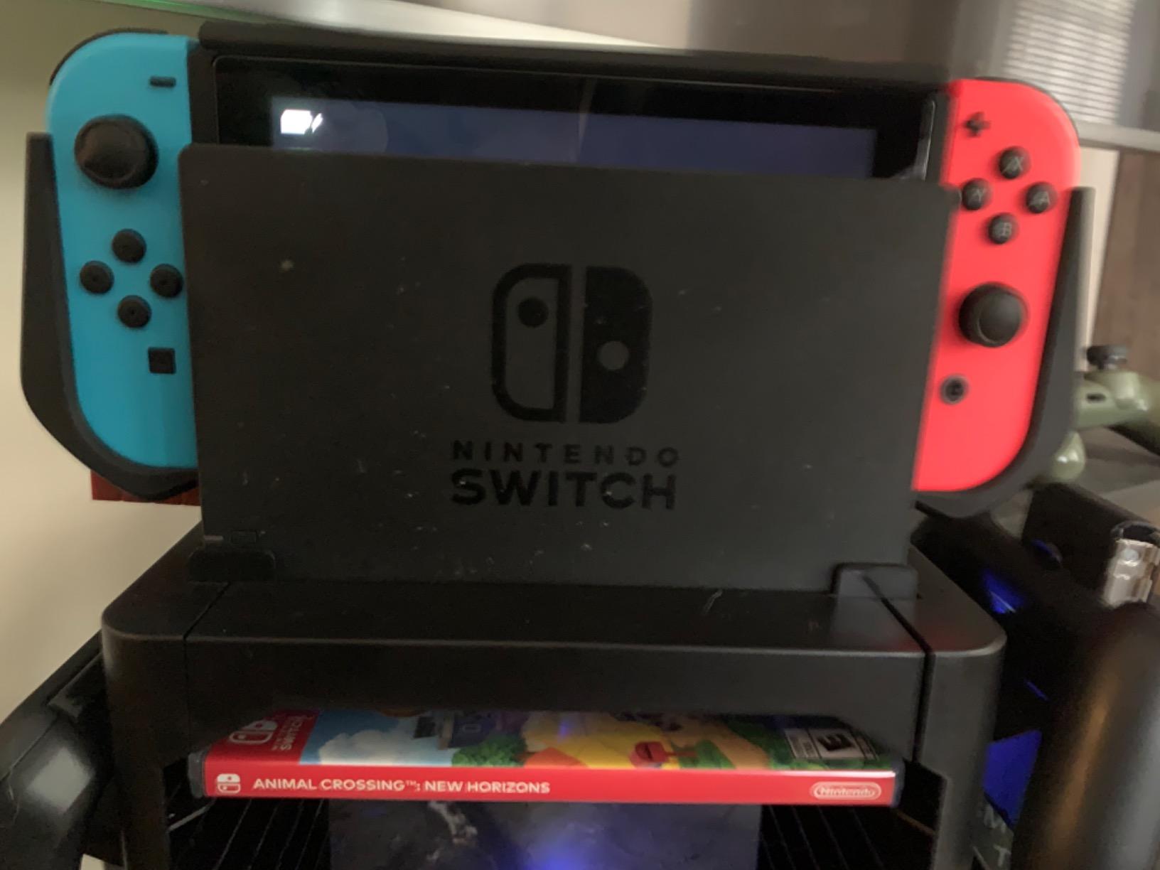 Mumba Dockable Case for Nintendo Switch, [Blade Series] TPU Grip Protective Cover Case Compatible with Nintendo Switch Console and Joy-Con Controller (Black) - Customer Photo 1