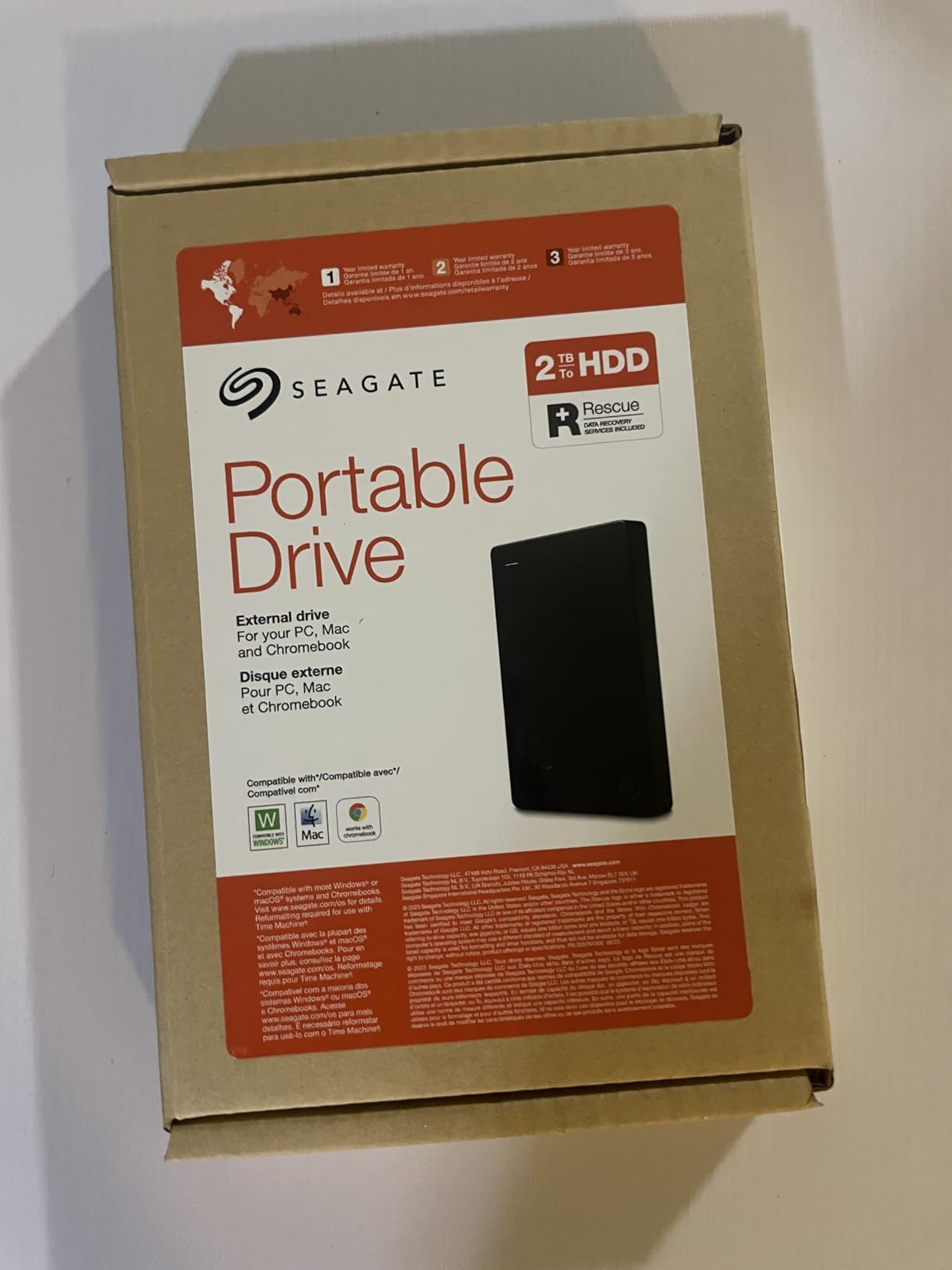 Seagate Portable 5TB External Hard Drive HDD – USB 3.0 for PC, Mac, PS4, & Xbox - 1-Year Rescue Service (STGX5000400) - Customer Photo 4