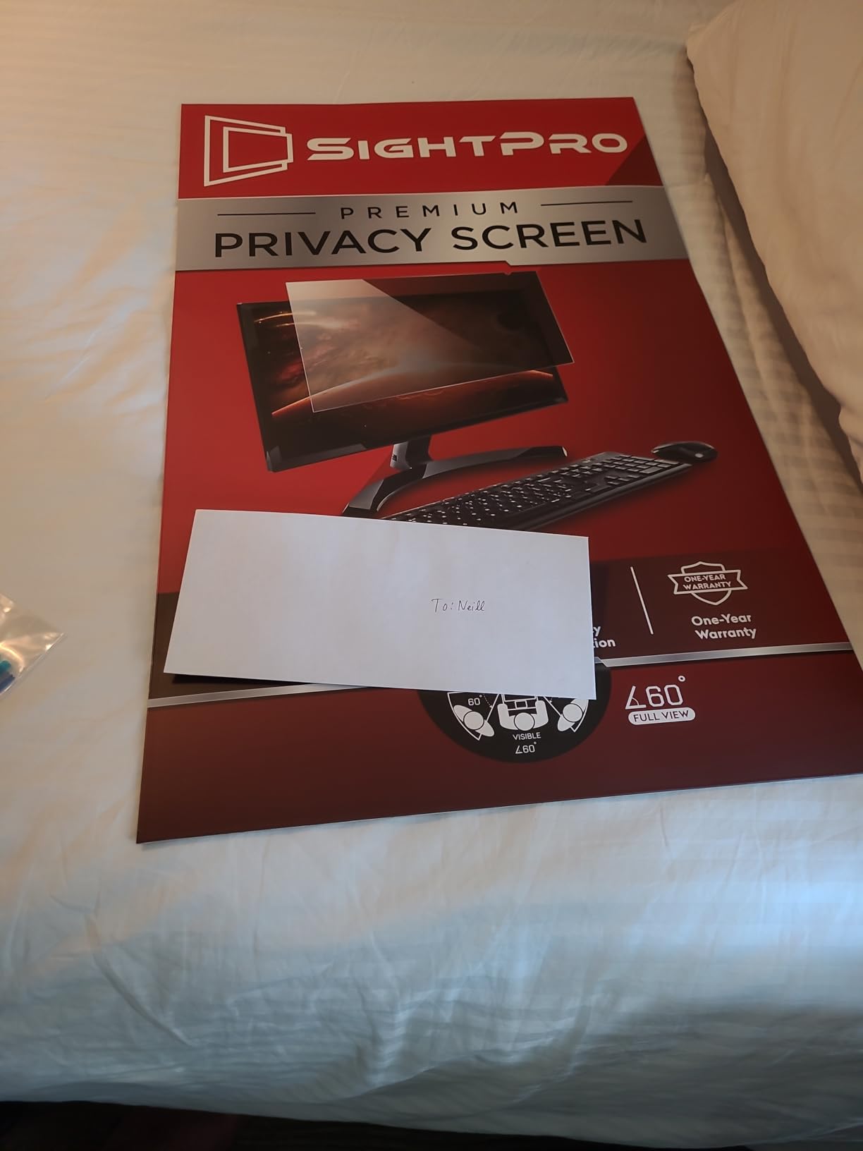 27 Inch 16:9 Computer Privacy Screen Filter for Monitor - Privacy Shield and Anti-Glare Protector Customer Review 27 Inch 16:9 Computer Privacy Screen Filter for Monitor - Privacy Shield and Anti-Glare Protector - Customer Photo 2