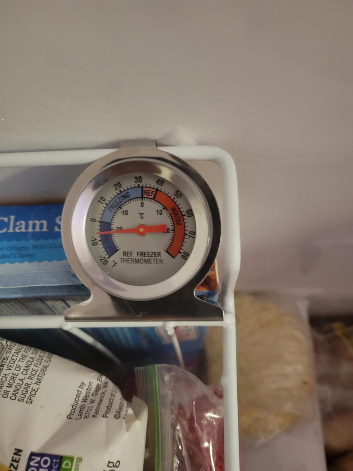 2 Pack Refrigerator Freezer Thermometer Large Dial Analog Thermometer - Customer Photo 1